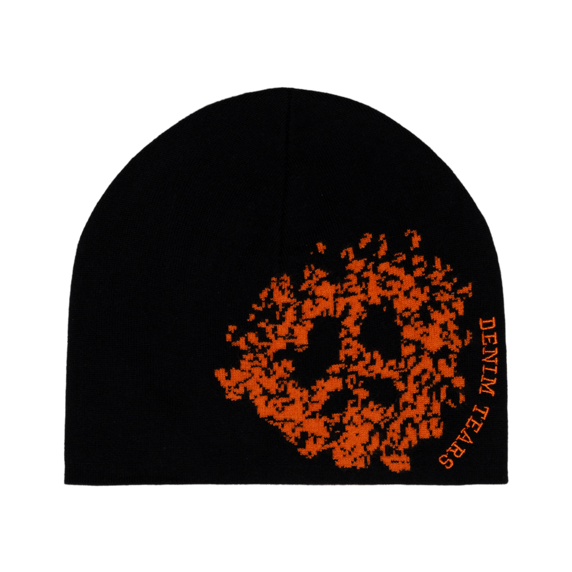 데님 티어스 x 코르테이즈 데님 유니버시티 비니 블랙(Denim Tears x Corteiz Denim University Beanie Black)