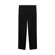 Prada Cotton Fleece Pants with Re-Nylon Details Black Black