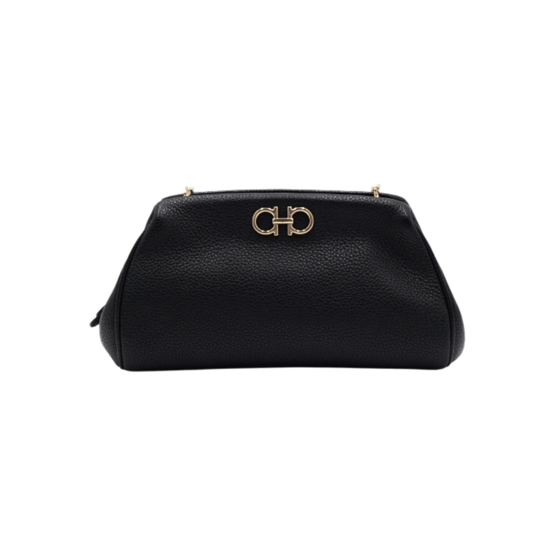 페라가모 22 0334 간치니 미니 클러치 겸 금장체인 숄더백 크로스백aa59179(Ferragamo Gancini Mini Clutch with Gold Chain Shoulder Strap)