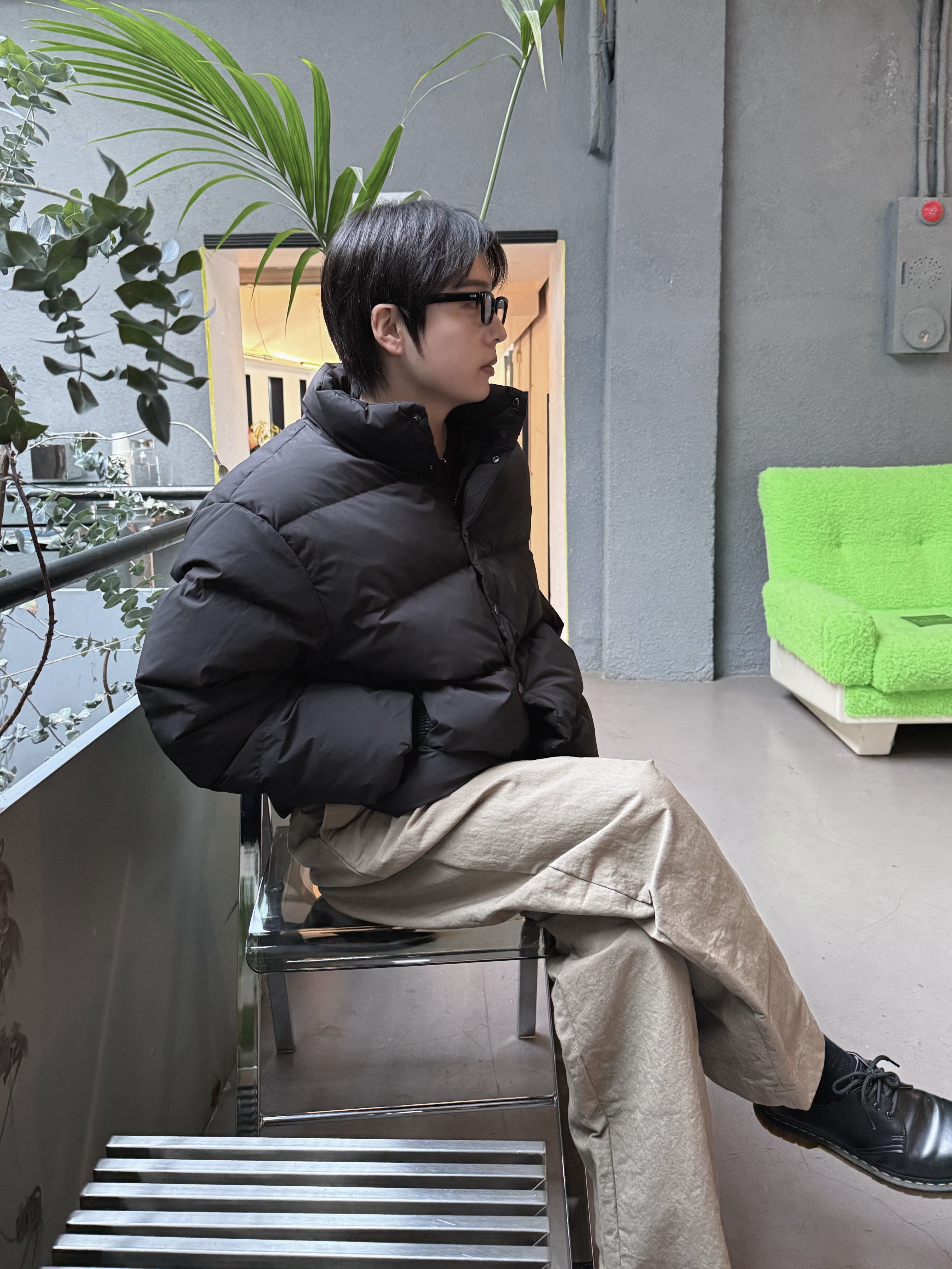 Dr. Martens 1461 Smooth Black 착용 스타일 - 2