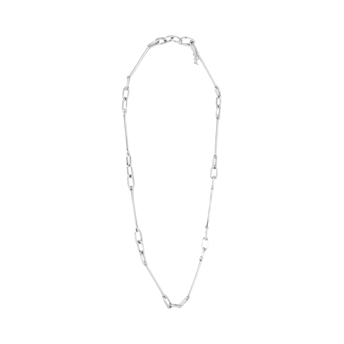 셀린느 참 네클리스 브래스 로듐 피니쉬 실버(Celine Charms Necklace In Brass with Rhodium Finish Silver) - 3