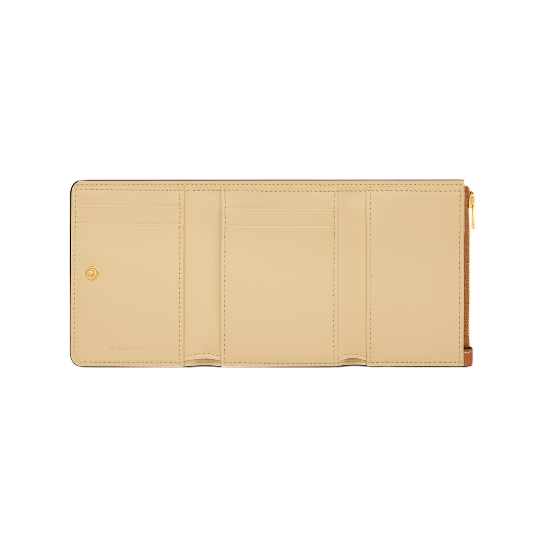 셀린느 파인 월렛 서플 그레인드 카프스킨 소프트 탄 소프트 크림(Celine Fine Wallet In Supple Grained Calfskin Soft Tan Soft Cream) - 2