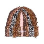 Supreme Tinsel Stripe Beanie Brown - 25FW
