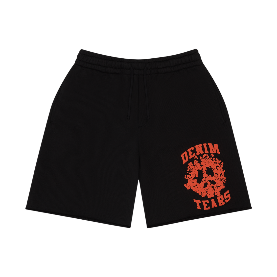 - Denim Tears x Corteiz Denim University Sweatshorts Black
