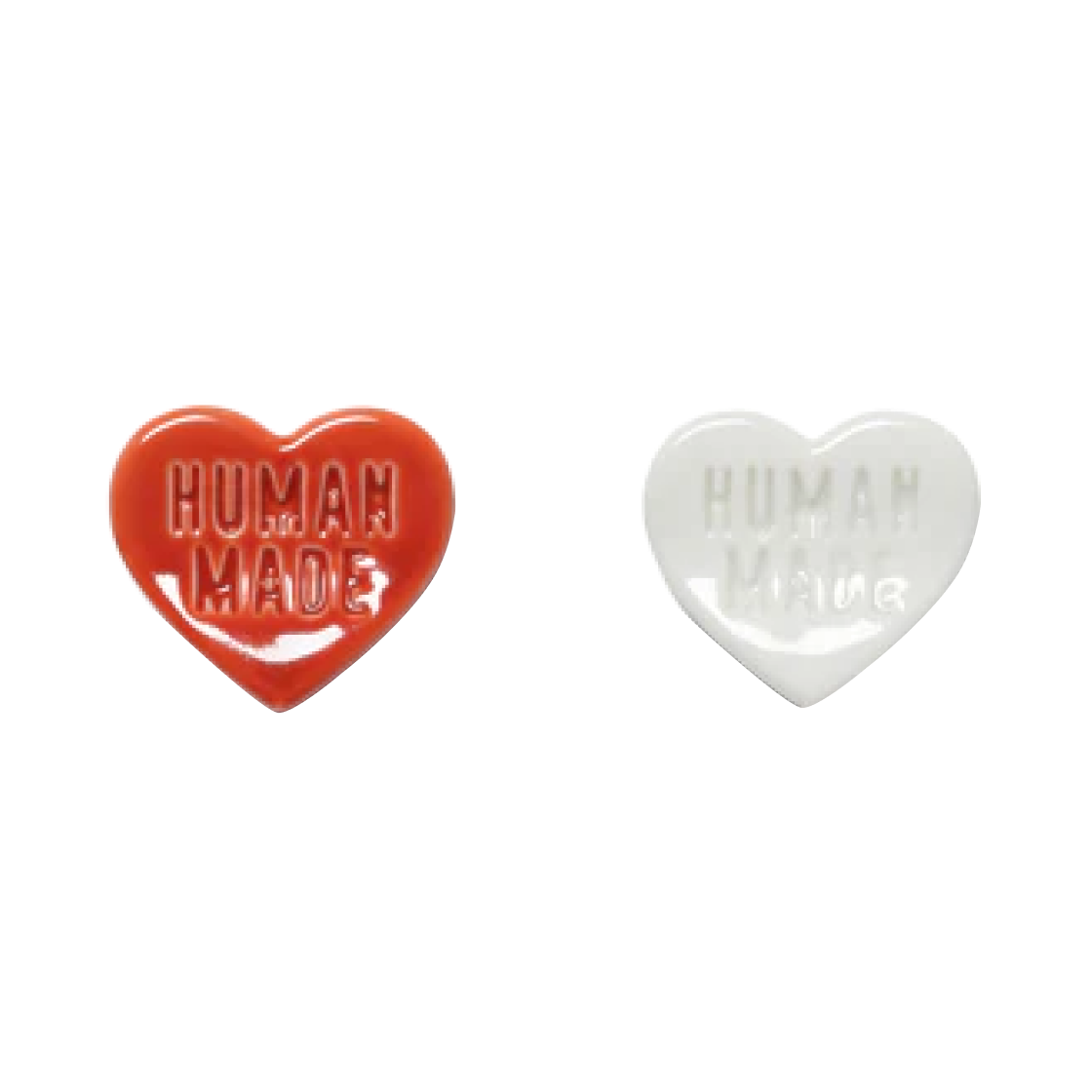휴먼 메이드 하트 젓가락 받침 레드 (2개 세트)(Human Made Heart Chopstick Rest Red (Set of 2)) - 1