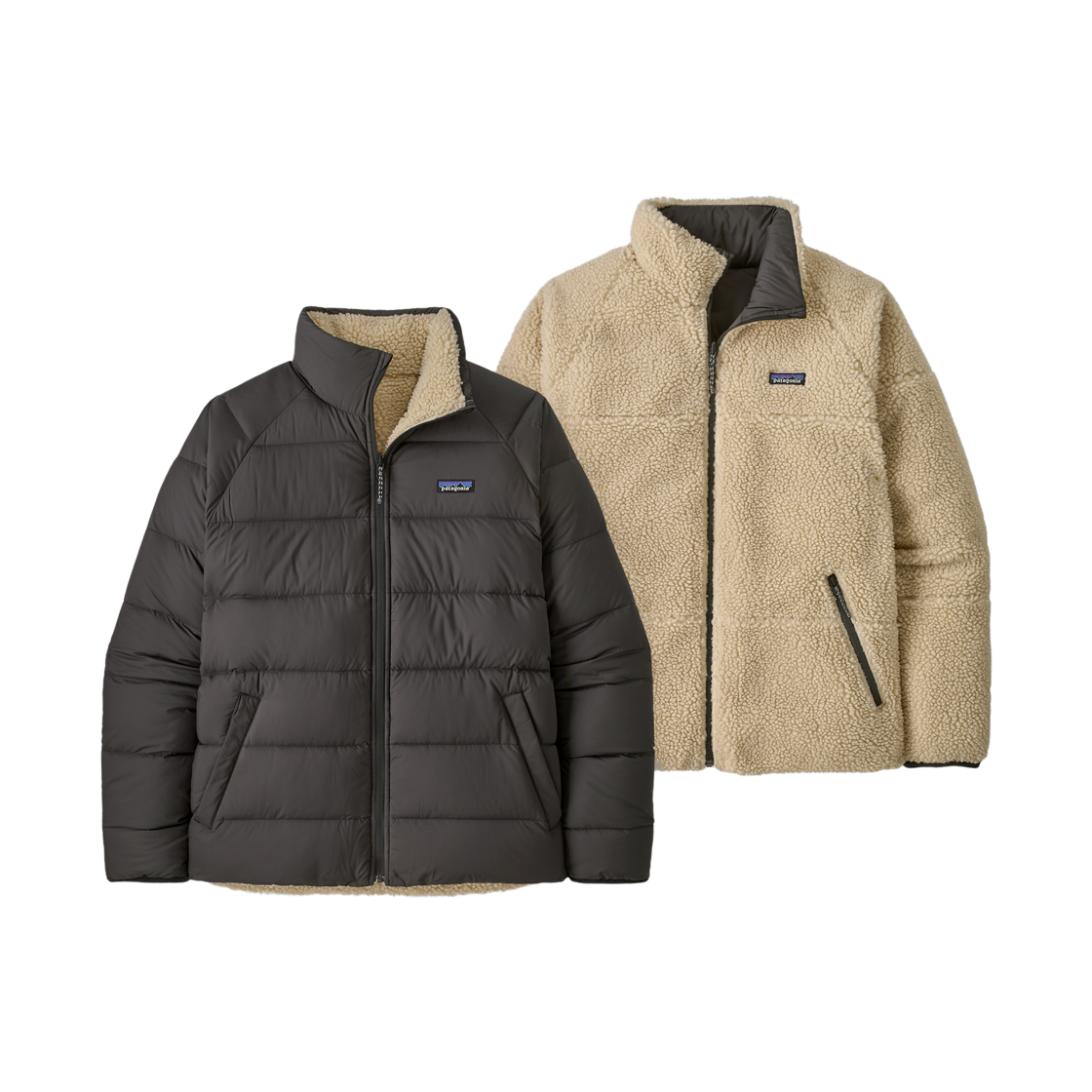 파타고니아 리버시블 사일런트 다운 자켓 블랙(Patagonia Reversible Silent Down Jacket Black) - 1