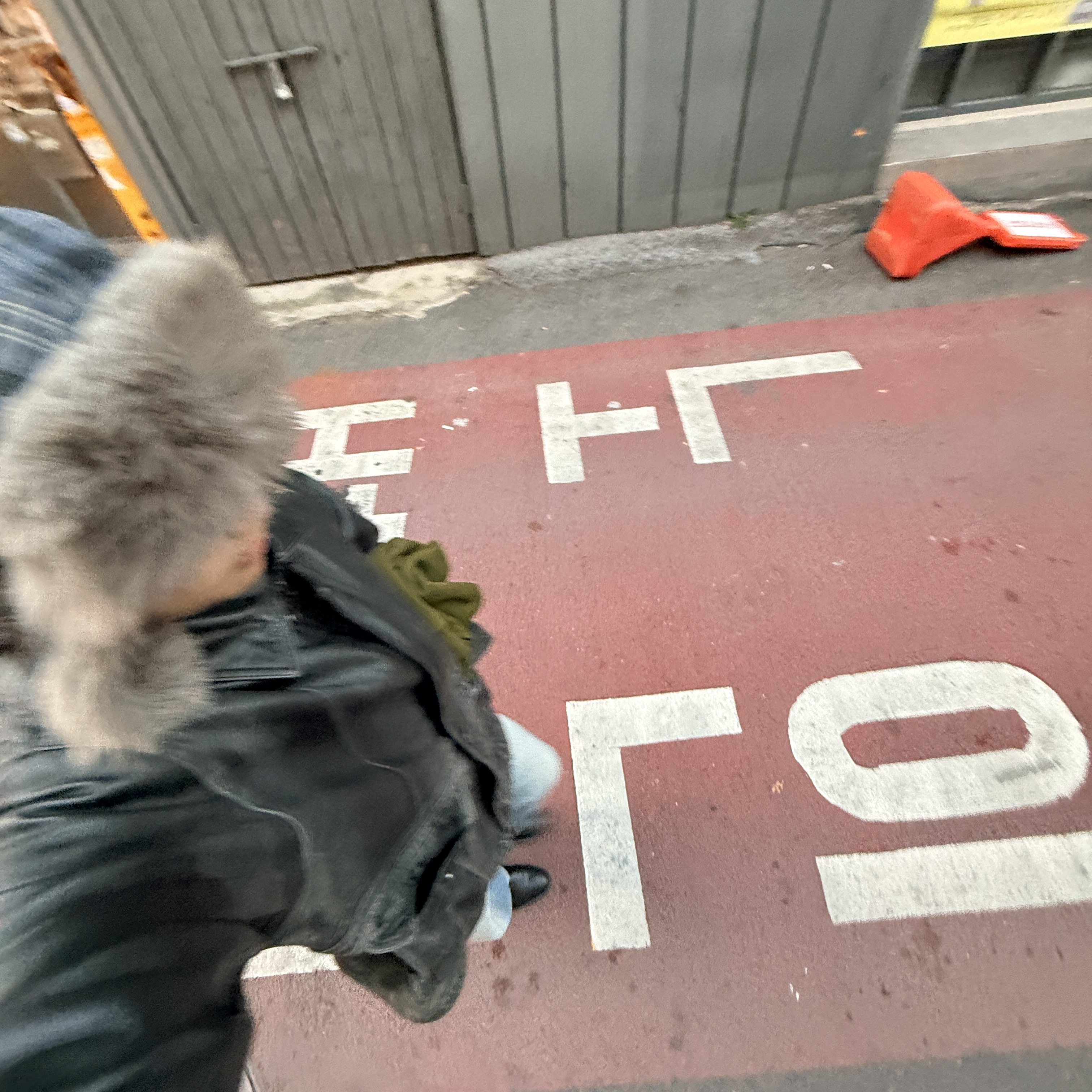 AEAE Fur Trooper Hat Check Blue 착용 스타일 - 2