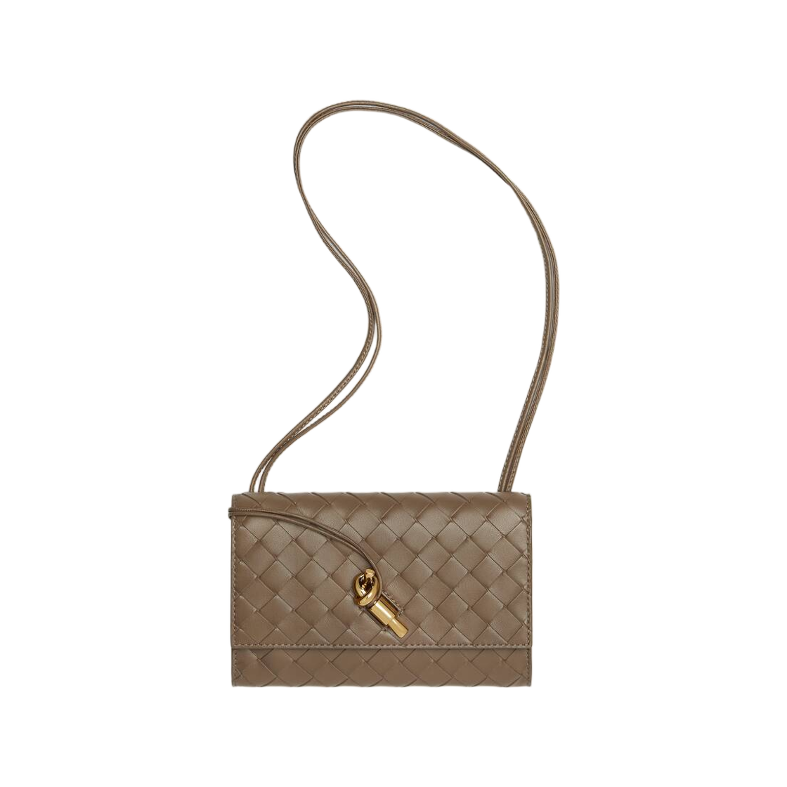 보테가 베네타 안디아모 파우치 온 스트랩 파인콘(Bottega Veneta Andiamo Pouch On Strap Pinecone) - 1
