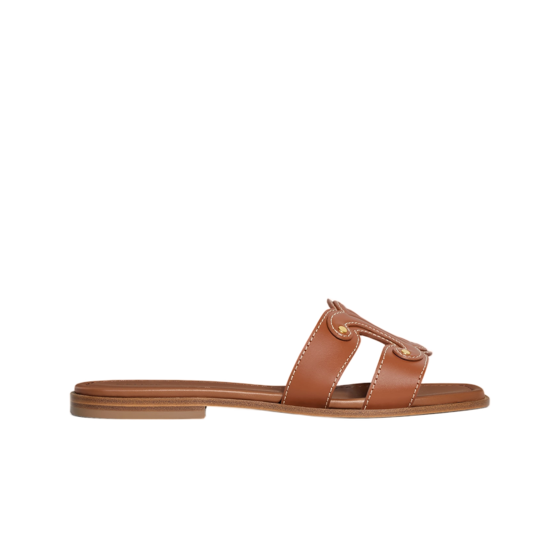 (W) 셀린느 마리나 뮬 카프스킨 탄((W) Celine Marina Mule In Calfskin Tan)