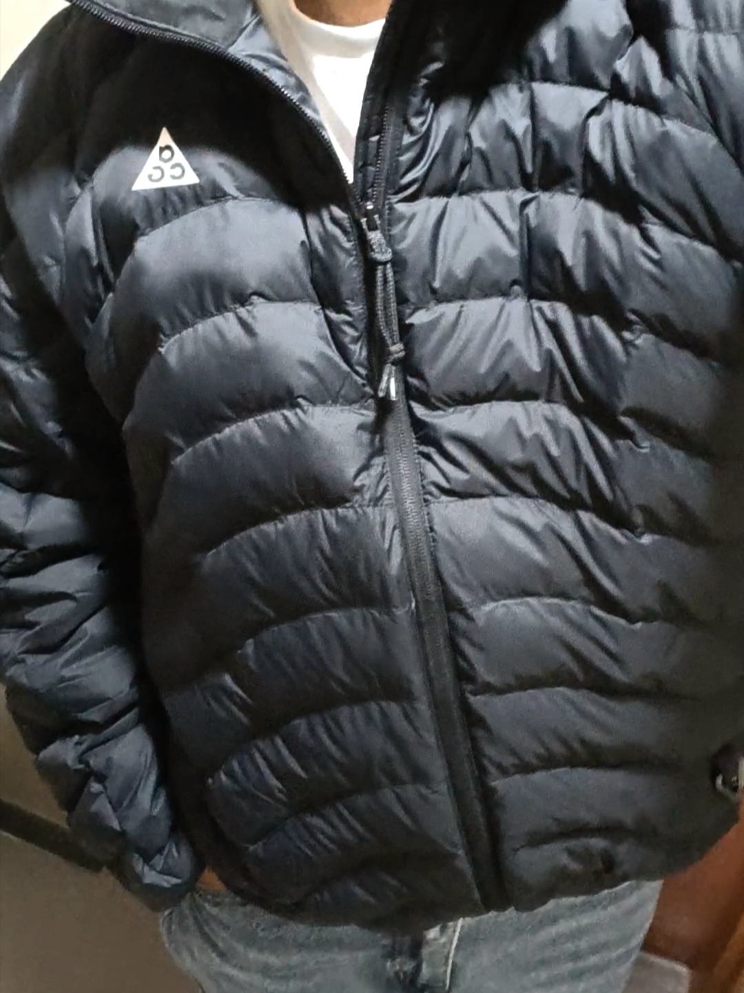 Nike ACG Lava Flow Therma-Fit ADV Jacket Black Summit White - Asia 착용 스타일
