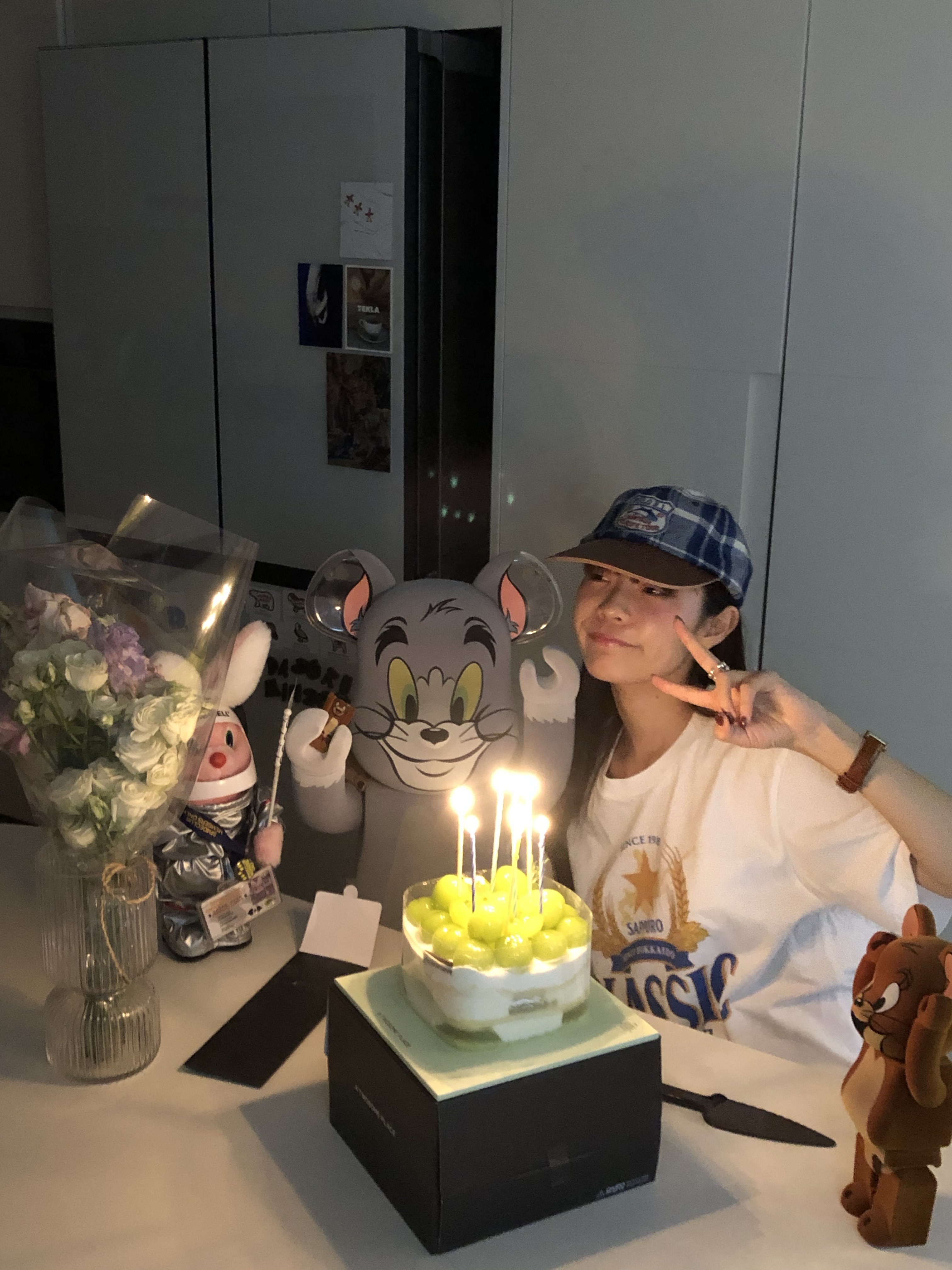[10% 적립] [KREAM Limited Edition The Trophy Fishing Club] Polo Ralph Lauren Long Bill Flannel Cap Assorted - 25FW, Bearbrick x Tom and Jerry Tom Costume Ver. 1000% 착용 스타일 - 1