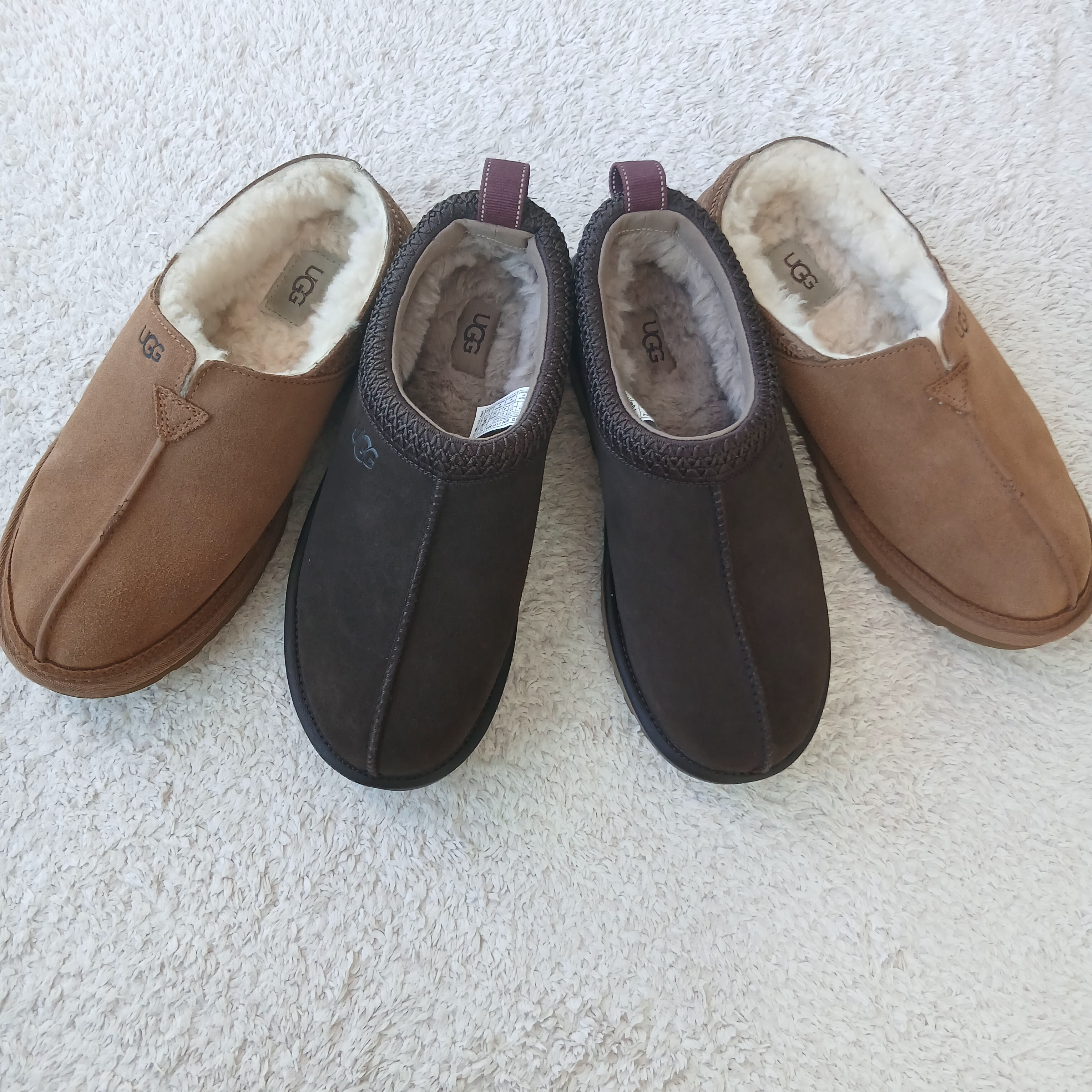 UGG Neuman Chestnut, UGG Tasman II Slipper Dusted Cocoa 착용 스타일 - 4