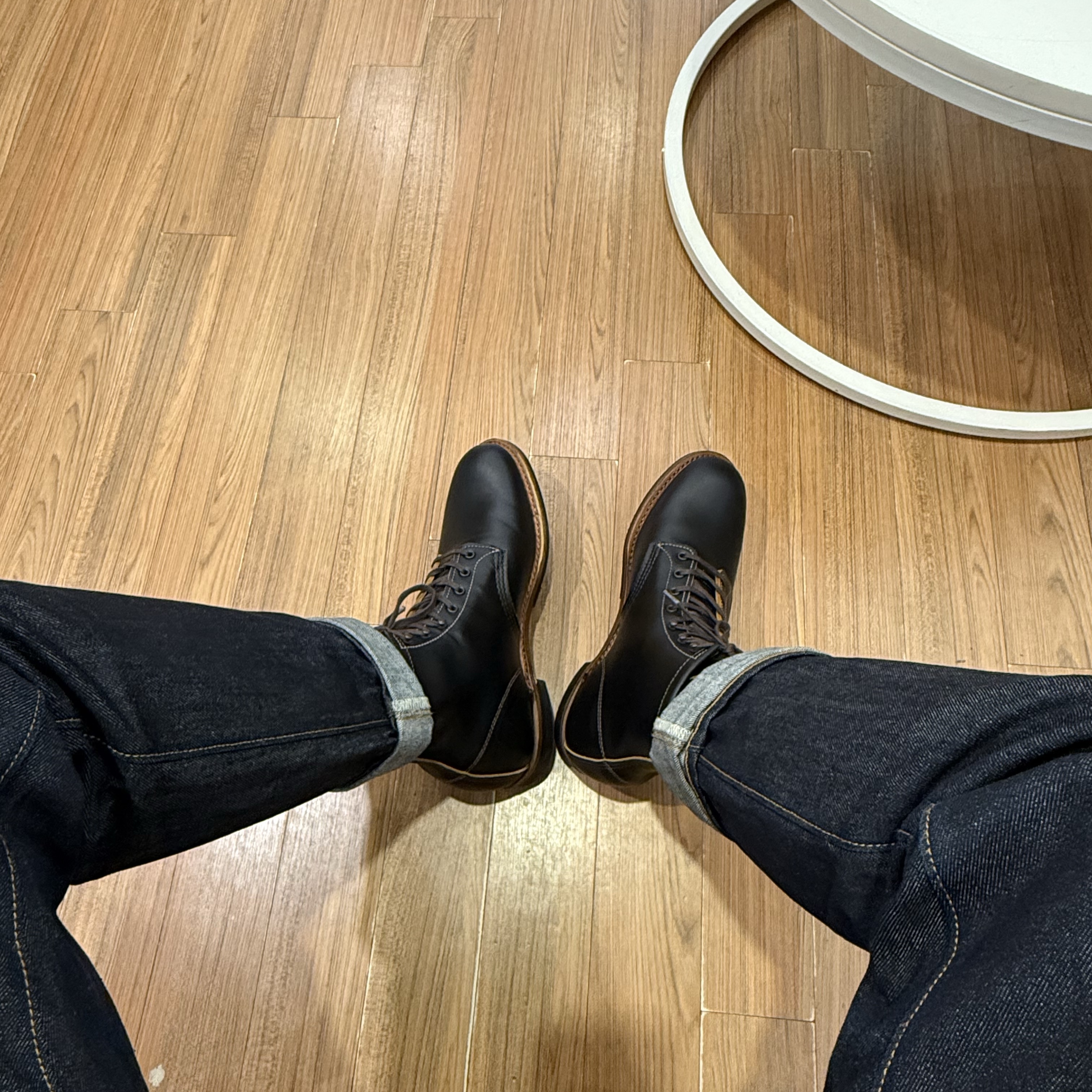 Red Wing  Beckman Flatbox 9060 Black Klondike - D 착용 스타일
