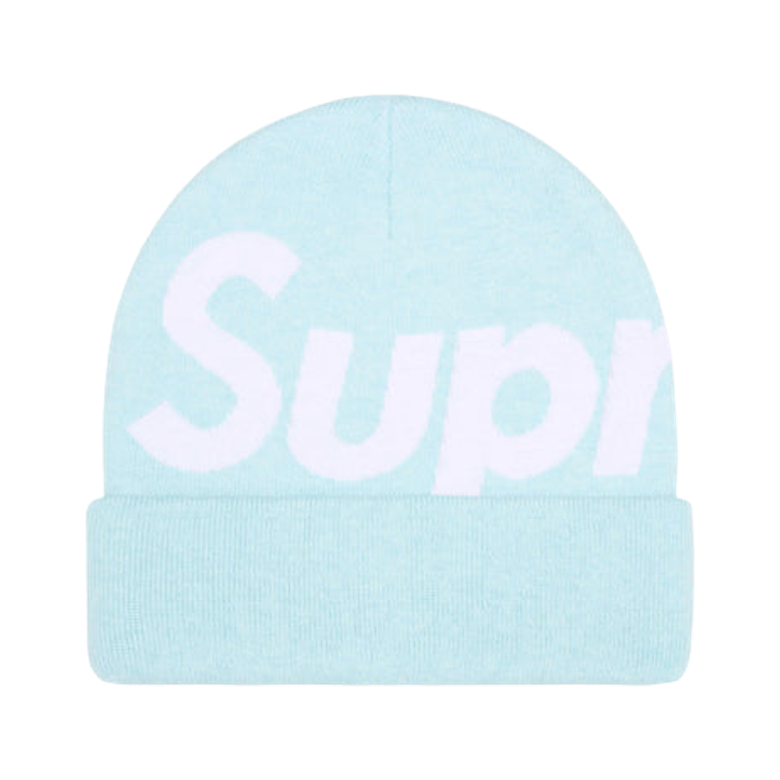 - Supreme Big Logo Beanie Light Blue - 25FW
