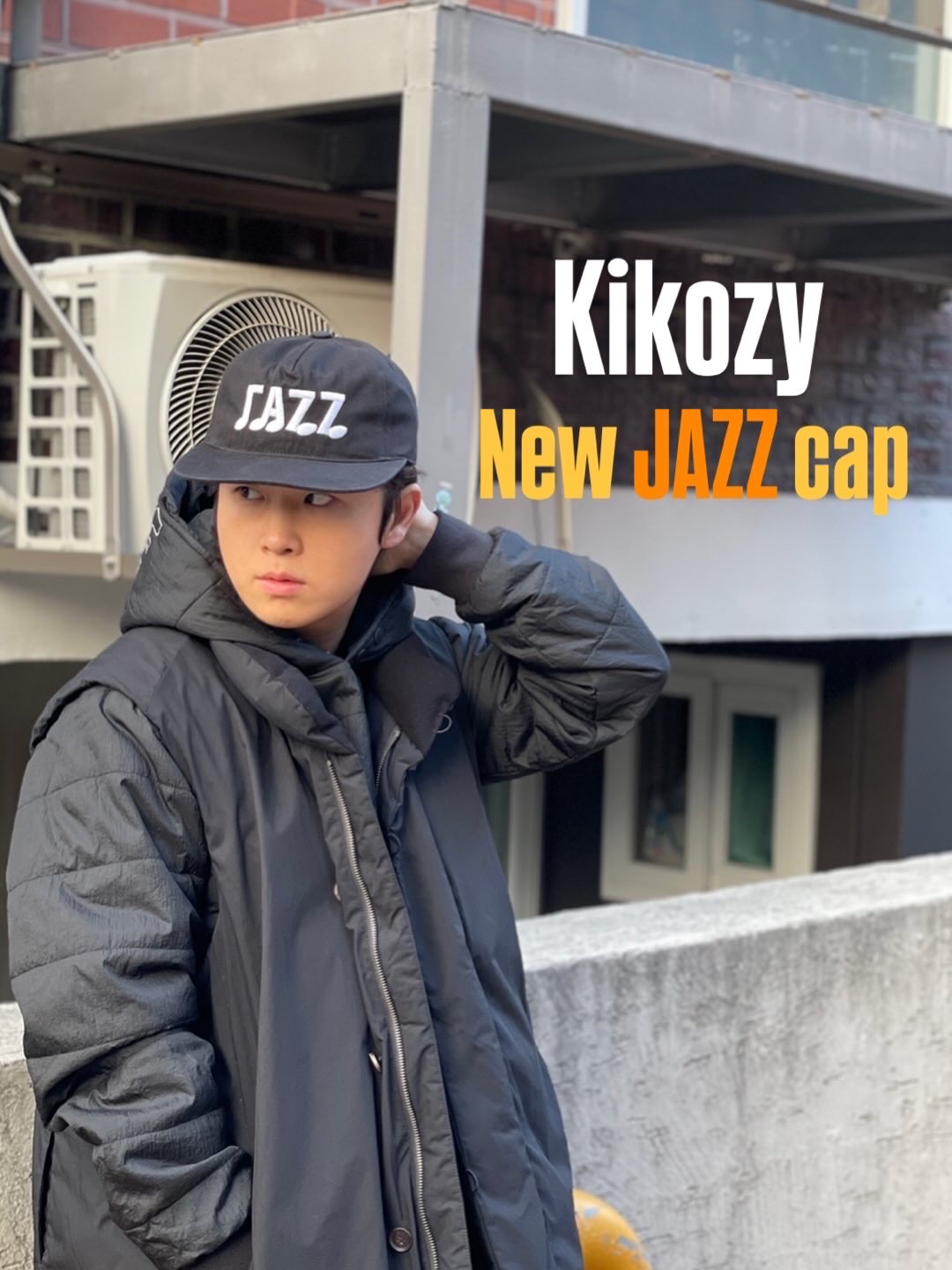 [KREAM 단독] Kikozy New Jazz Cap Black, Adidas x Sean Wotherspoon Superstar Superearth Black 착용 스타일 - 1