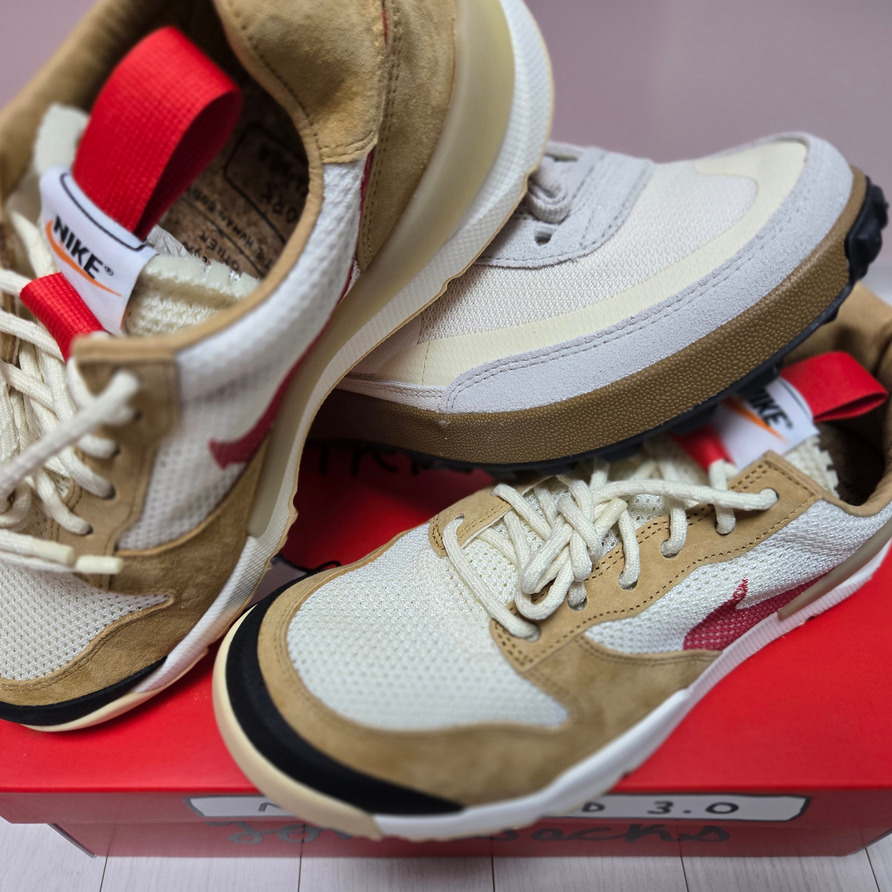 Nike x Tom Sachs General Purpose Shoe Light Cream 착용 스타일 - 7