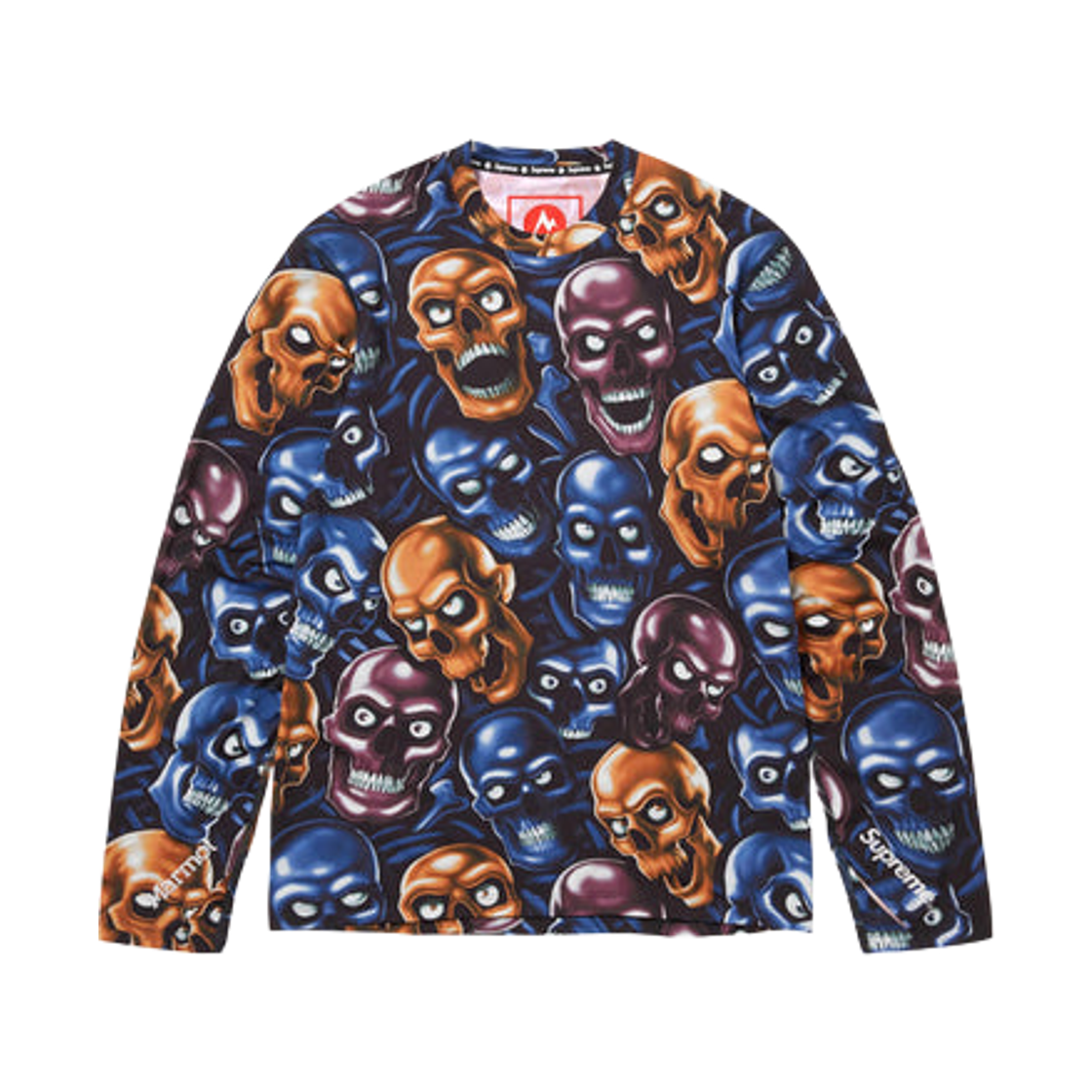 슈프림 x 마모트 베이스 레이어 롱슬리브 탑 스컬 파일 - 25FW(Supreme x Marmot Base Layer L/S Top Skull Pile - 25FW)