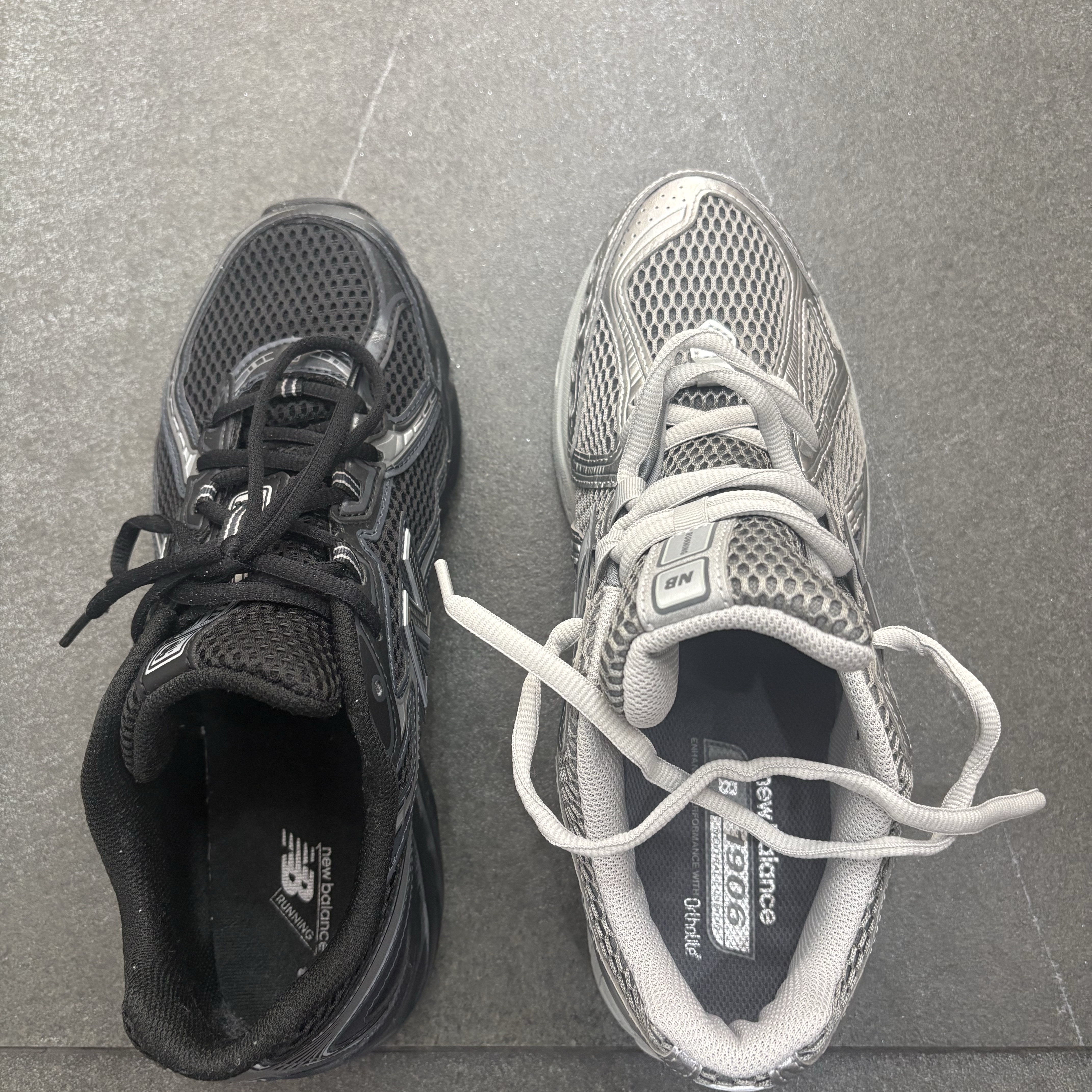 New Balance 1906R Harbor Grey Silver Metalic 착용 스타일 - 1