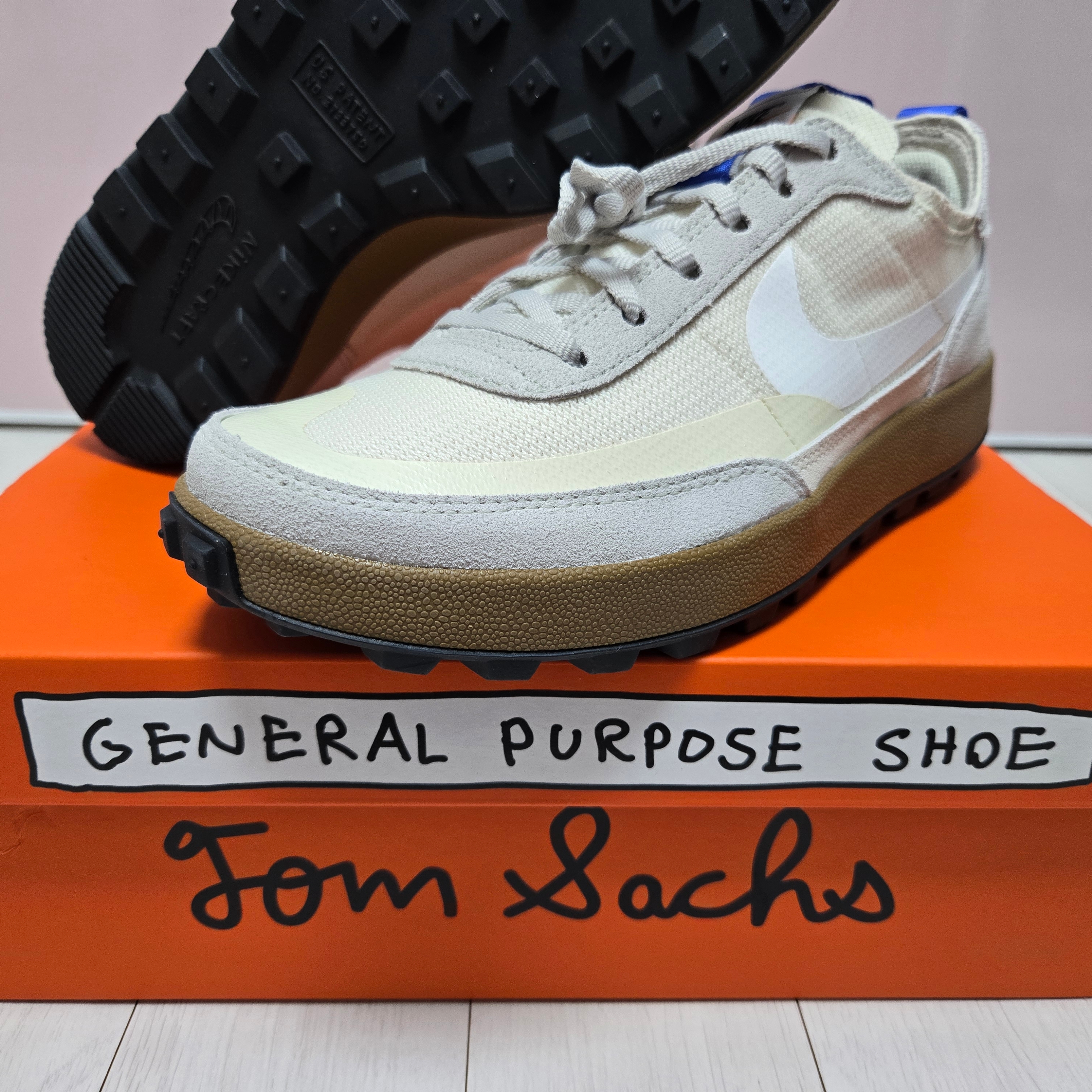 Nike x Tom Sachs General Purpose Shoe Light Cream 착용 스타일 - 3
