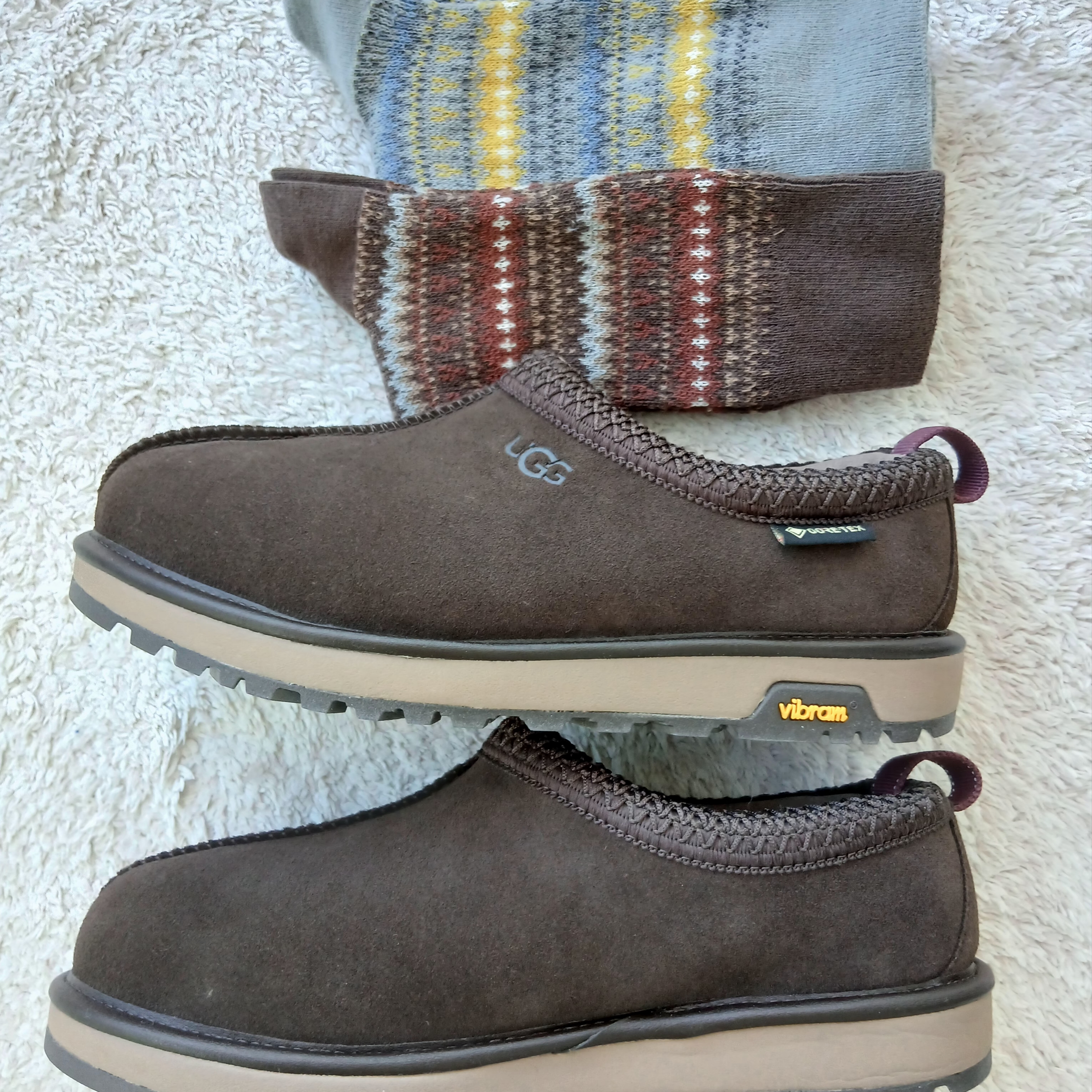 UGG Neuman Chestnut, UGG Tasman II Slipper Dusted Cocoa 착용 스타일 - 9