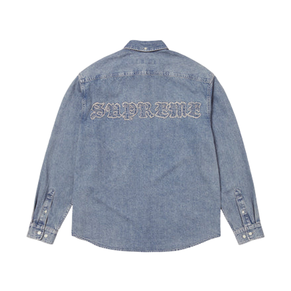 슈프림 아플리케 데님 셔츠 인디고 - 25FW(Supreme Applique Denim Shirt Indigo - 25FW)