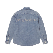 Supreme Applique Denim Shirt Indigo - 25FW