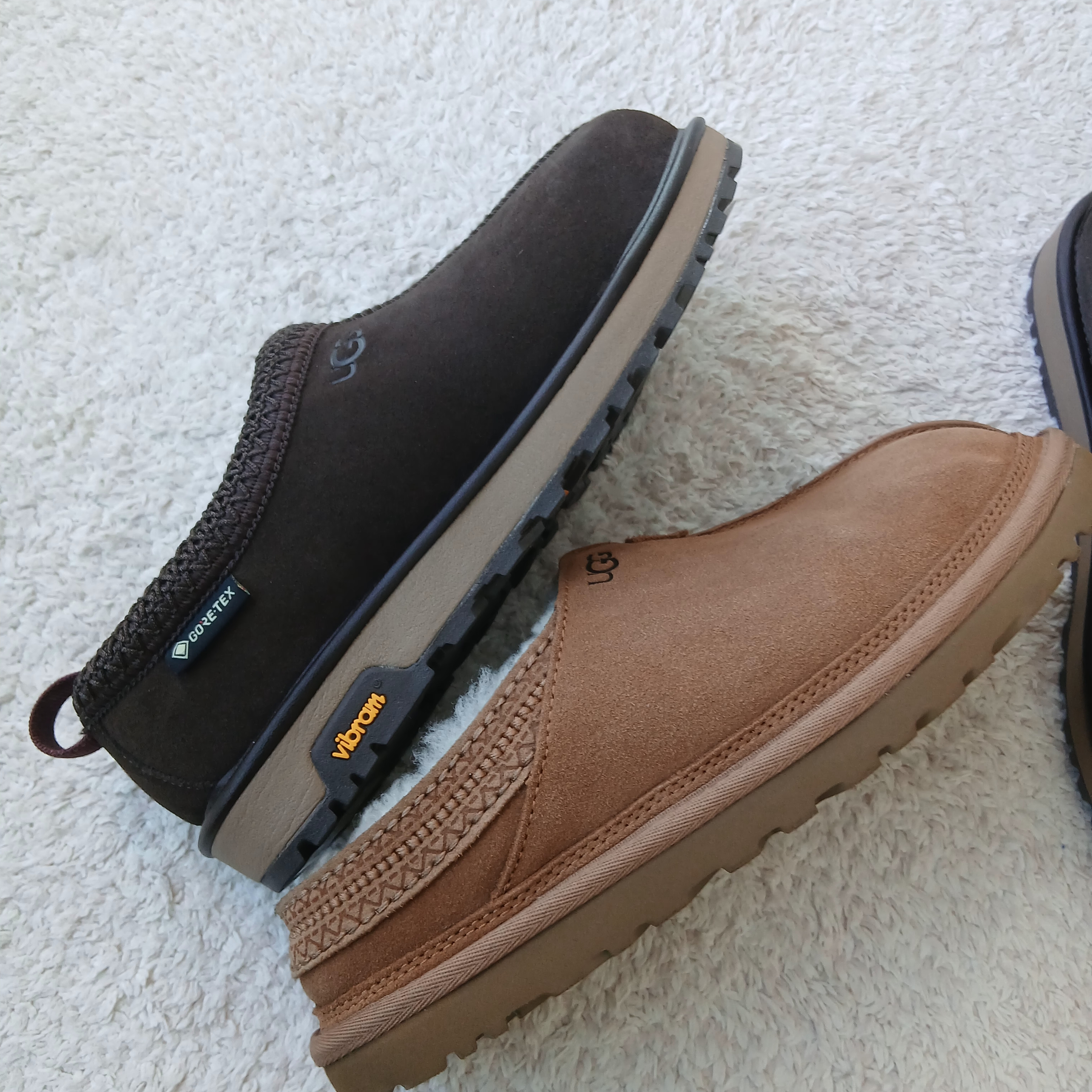 UGG Neuman Chestnut, UGG Tasman II Slipper Dusted Cocoa 착용 스타일 - 2