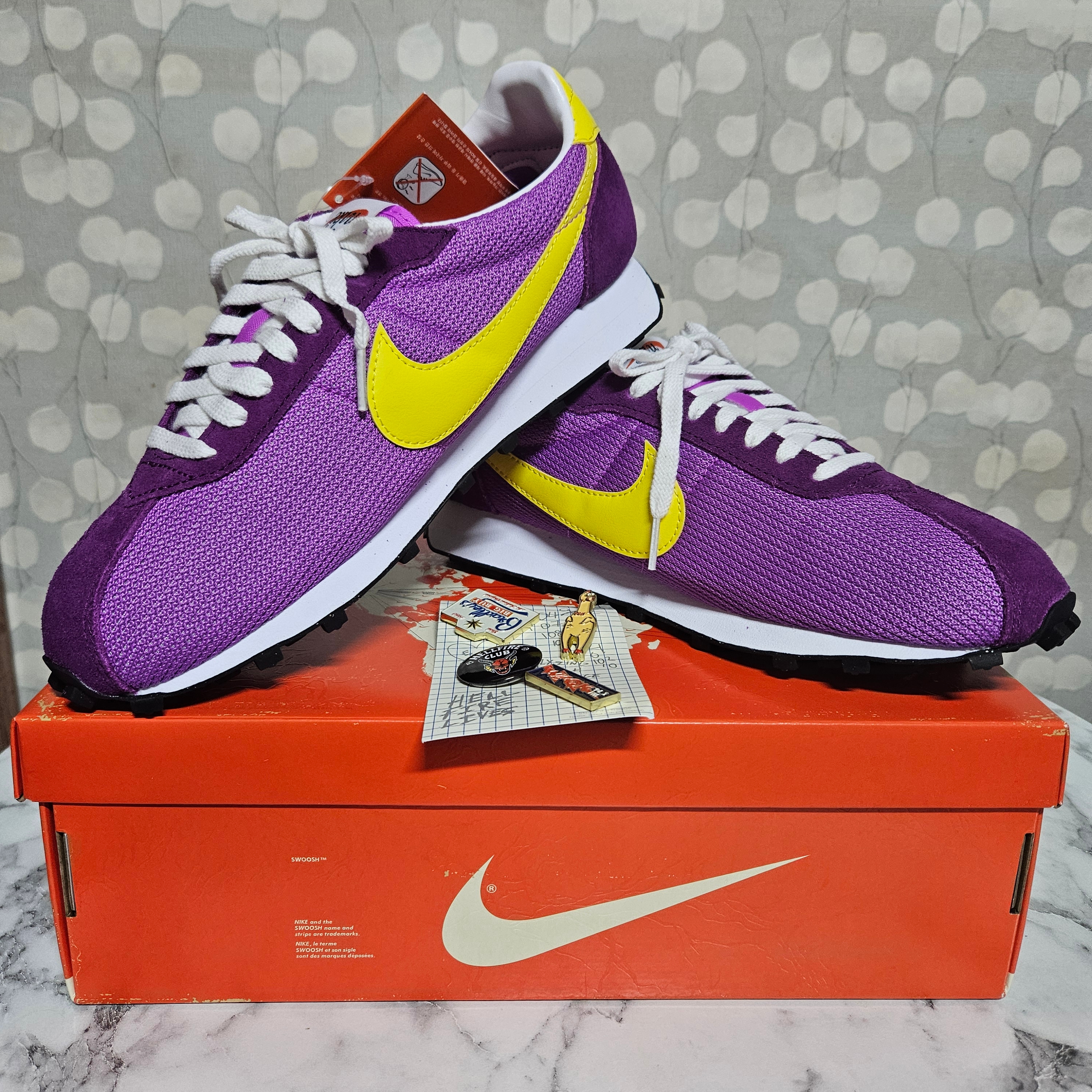 (W) Nike x Stranger Things LD-1000 Fuchsia Dream Opti Yellow 착용 스타일 - 2