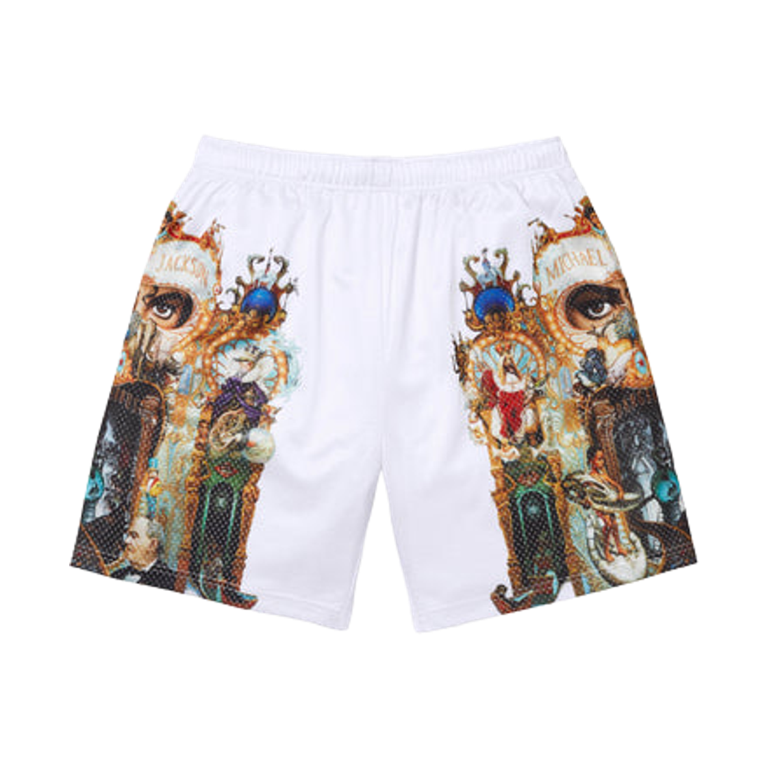 슈프림 x 마이클 잭슨 데인저러스 메쉬 쇼츠 화이트 - 25FW(Supreme x Michael Jackson Dangerous Mesh Short White - 25FW) - 1