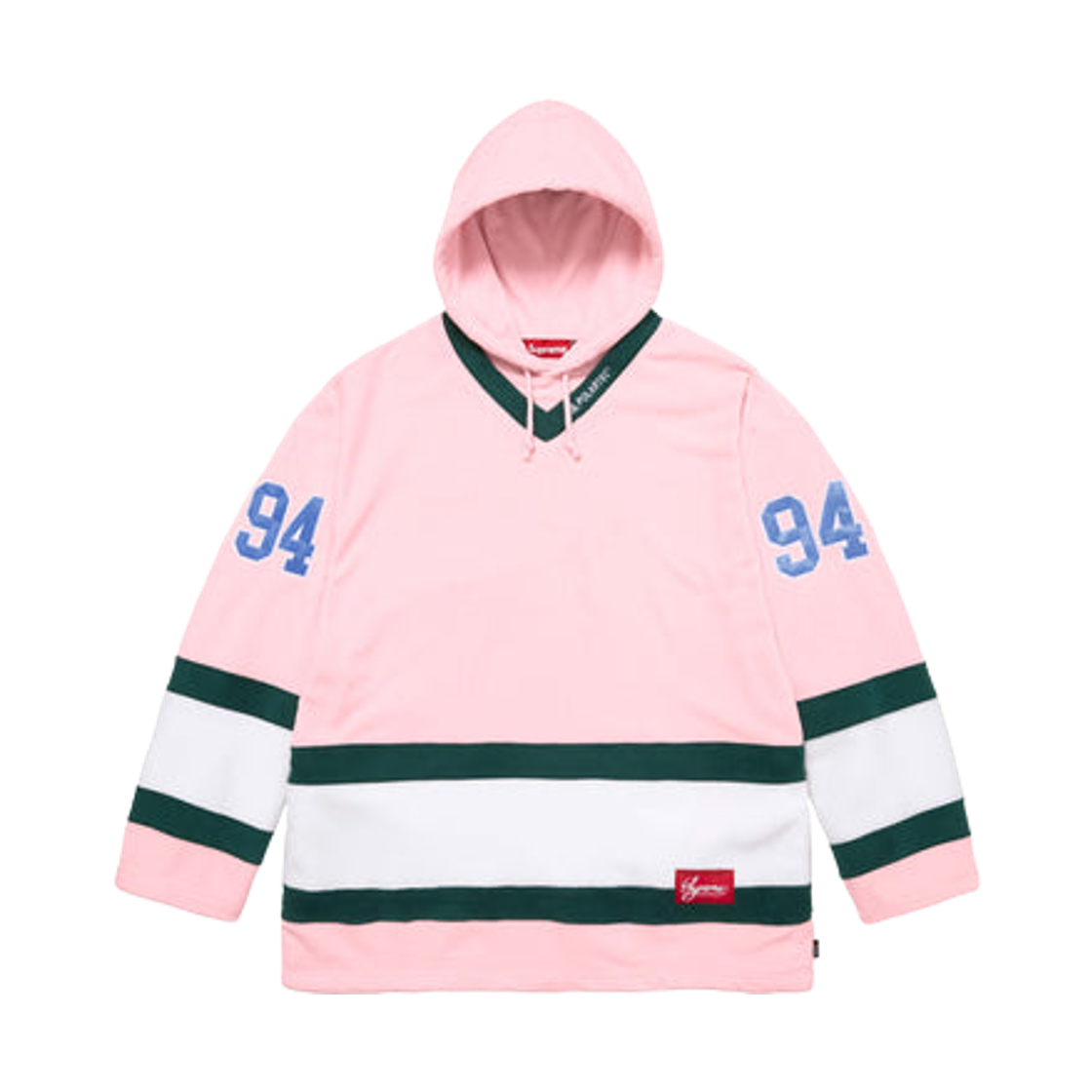 슈프림 폴라텍 후드 하키 저지 라이트 핑크 - 25FW(Supreme Polartec Hooded Hockey Jersey Light Pink - 25FW) - 1