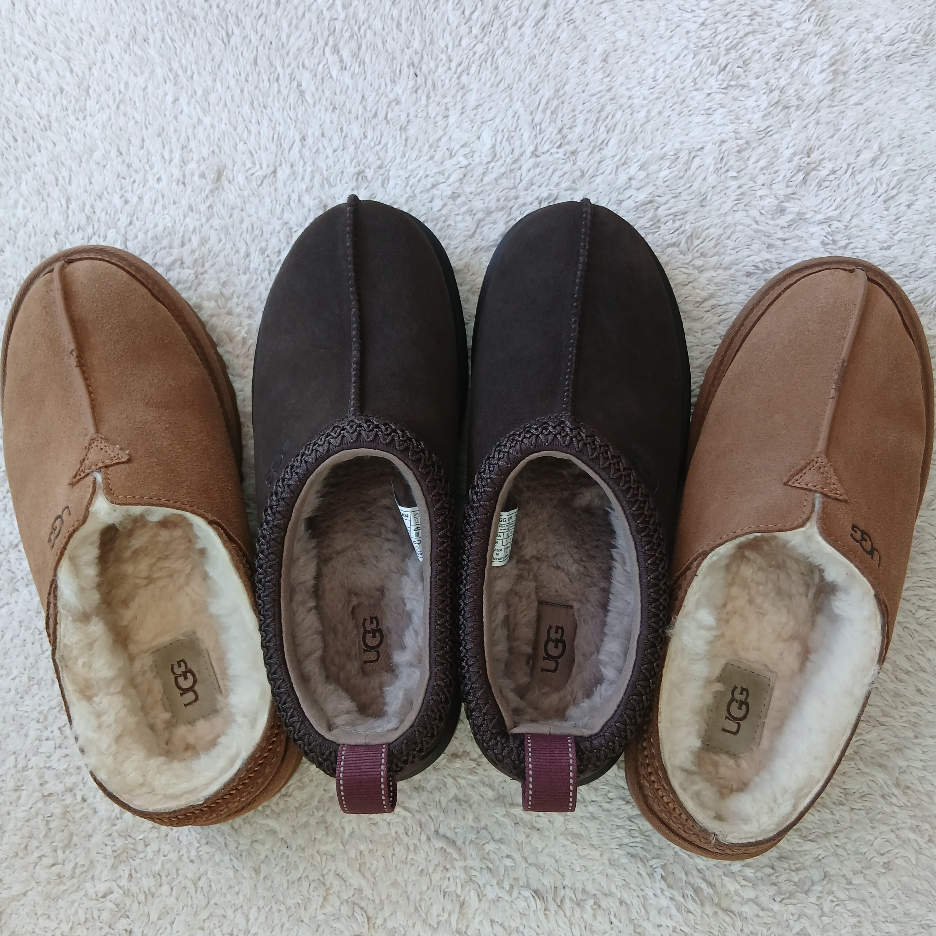 UGG Neuman Chestnut, UGG Tasman II Slipper Dusted Cocoa 착용 스타일 - 5