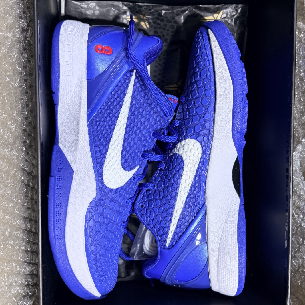 Nike Kobe 6 Protro Game Royal White, Nike Kobe 6 Protro Reverse 착용 스타일 - 2