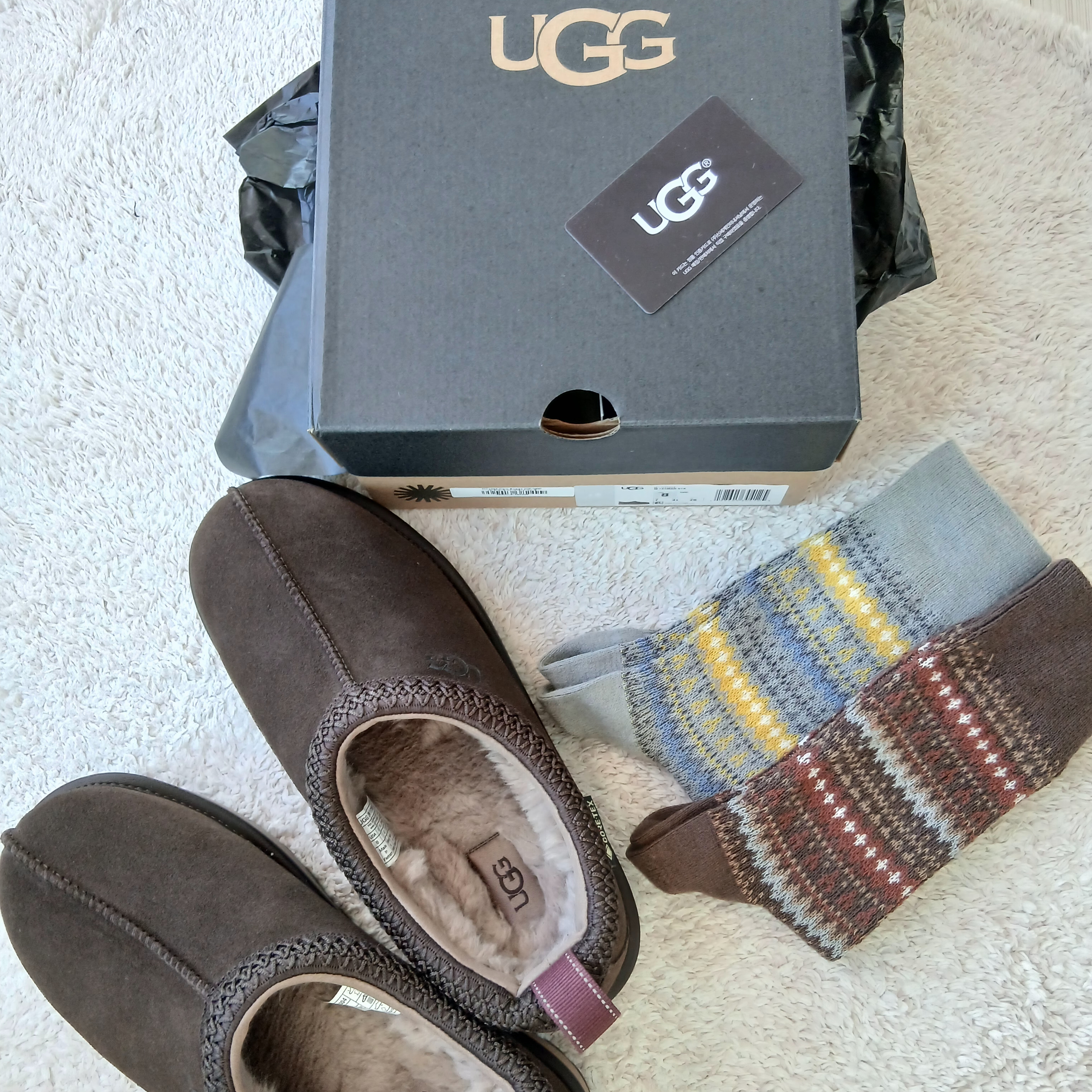 UGG Neuman Chestnut, UGG Tasman II Slipper Dusted Cocoa 착용 스타일 - 10