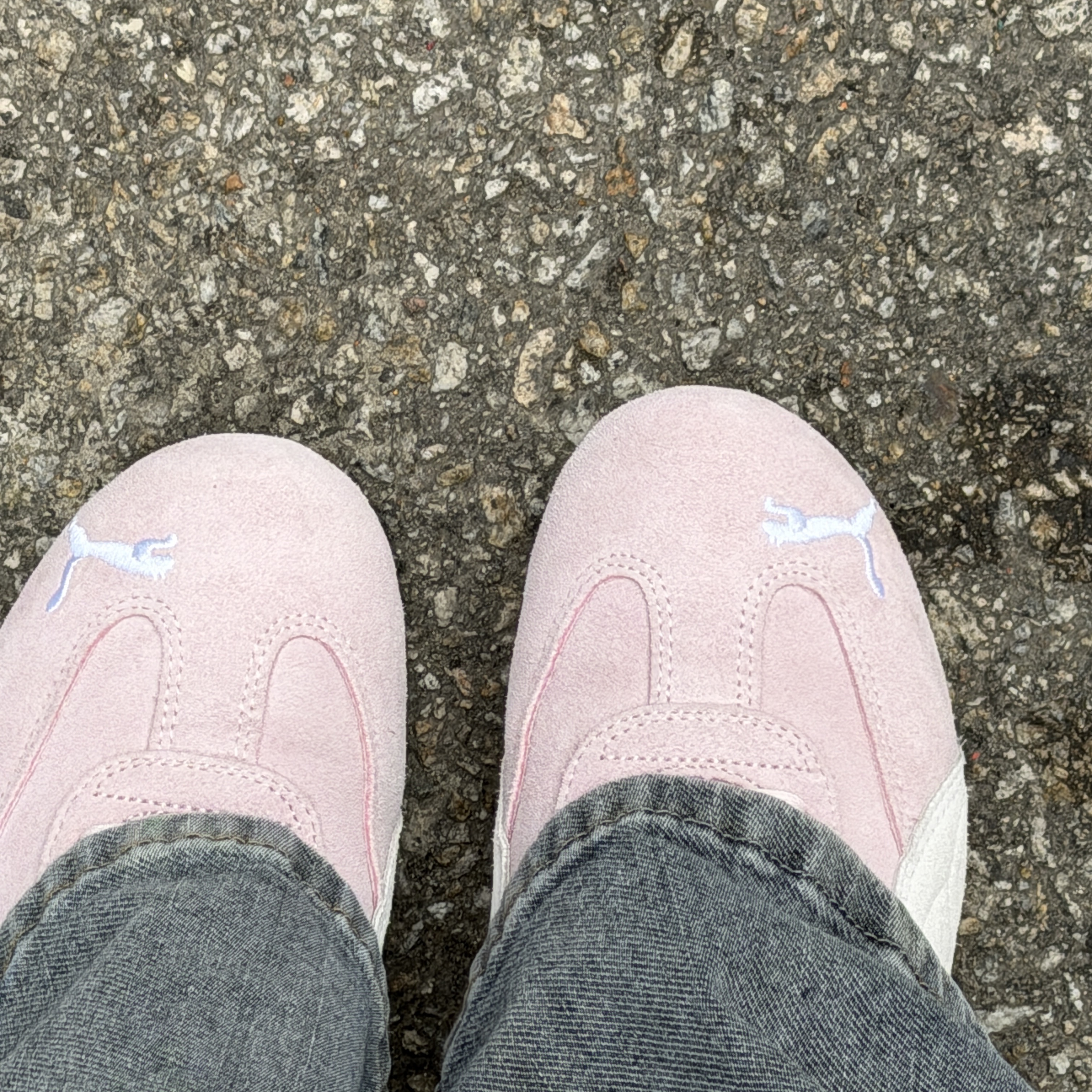 Puma Speedcat OG Pink White 착용 스타일