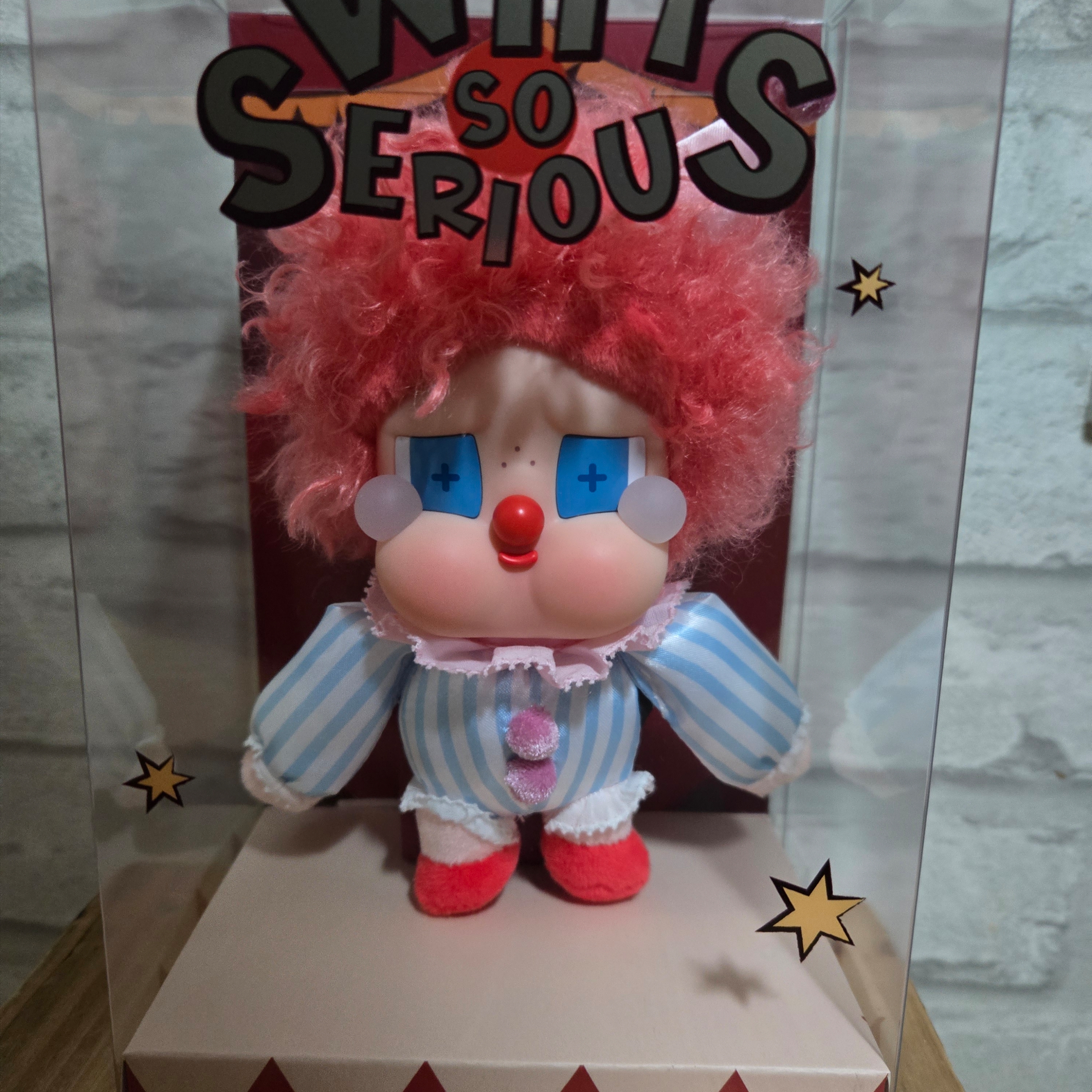 Pop Mart Why So Serious Series Crybaby Vinyl Plush Blister Pack 착용 스타일
