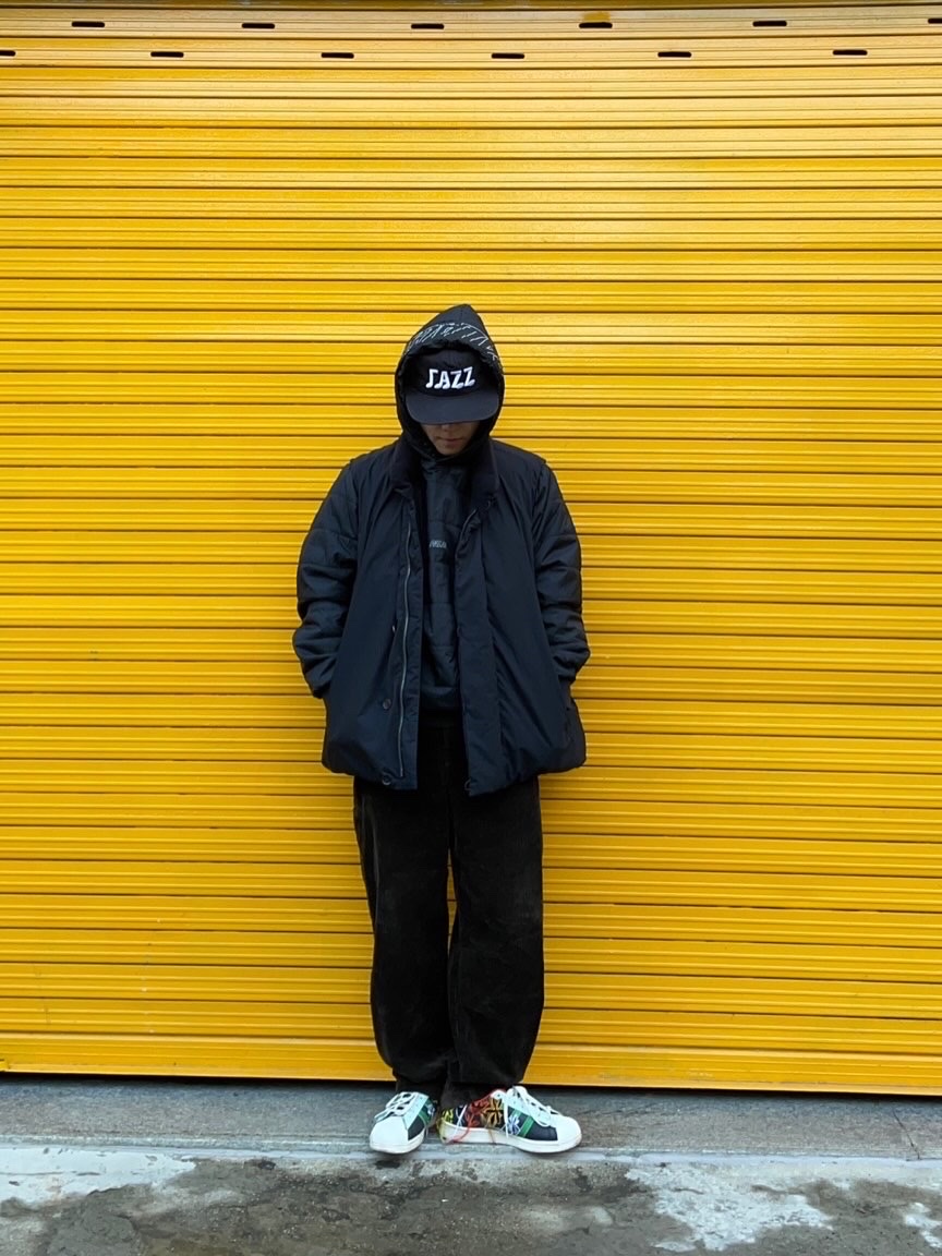 [KREAM 단독] Kikozy New Jazz Cap Black, Adidas x Sean Wotherspoon Superstar Superearth Black 착용 스타일 - 2