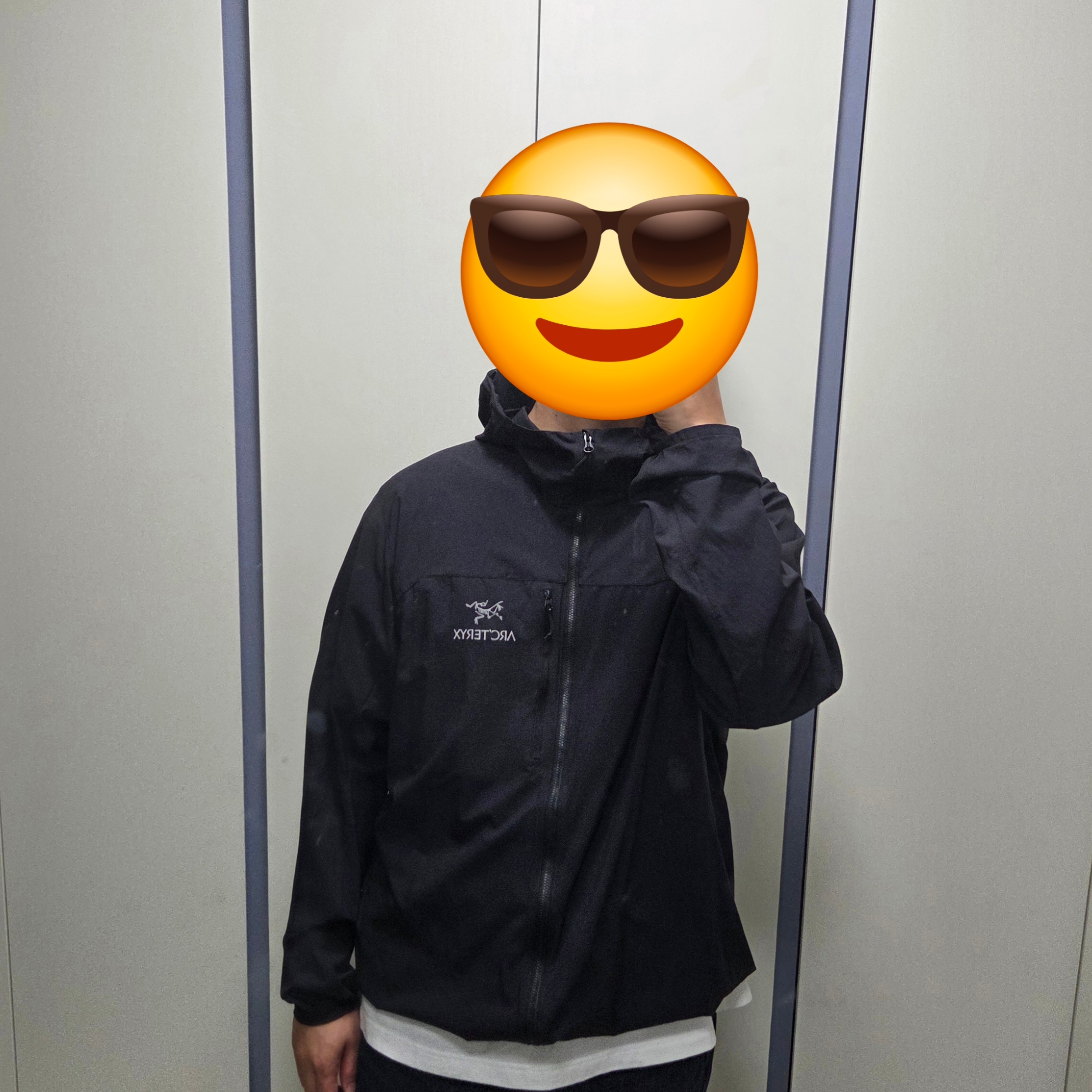 Arc'teryx Squamish Hoody Black 착용 스타일