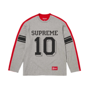 Supreme Split L/S Football Top Heather Grey - 25FW