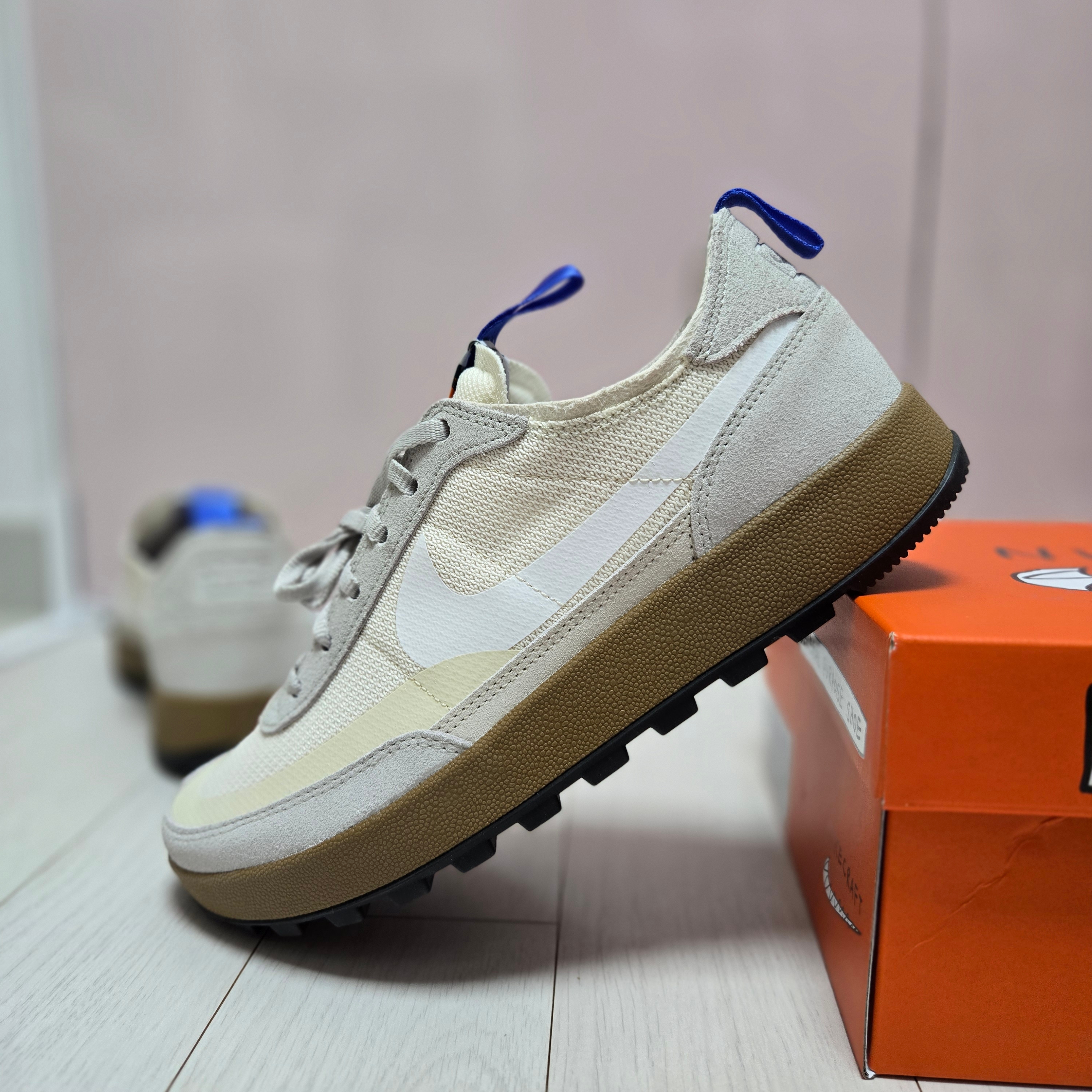 Nike x Tom Sachs General Purpose Shoe Light Cream 착용 스타일 - 1