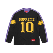 Supreme Split L/S Football Top Black - 25FW