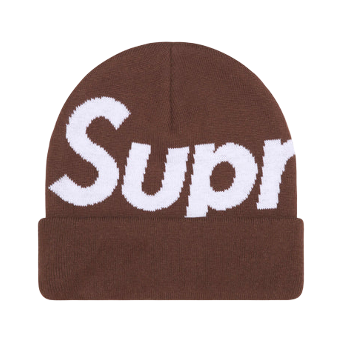 슈프림 빅 로고 비니 브라운 - 25FW