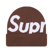 Supreme Big Logo Beanie Brown - 25FW