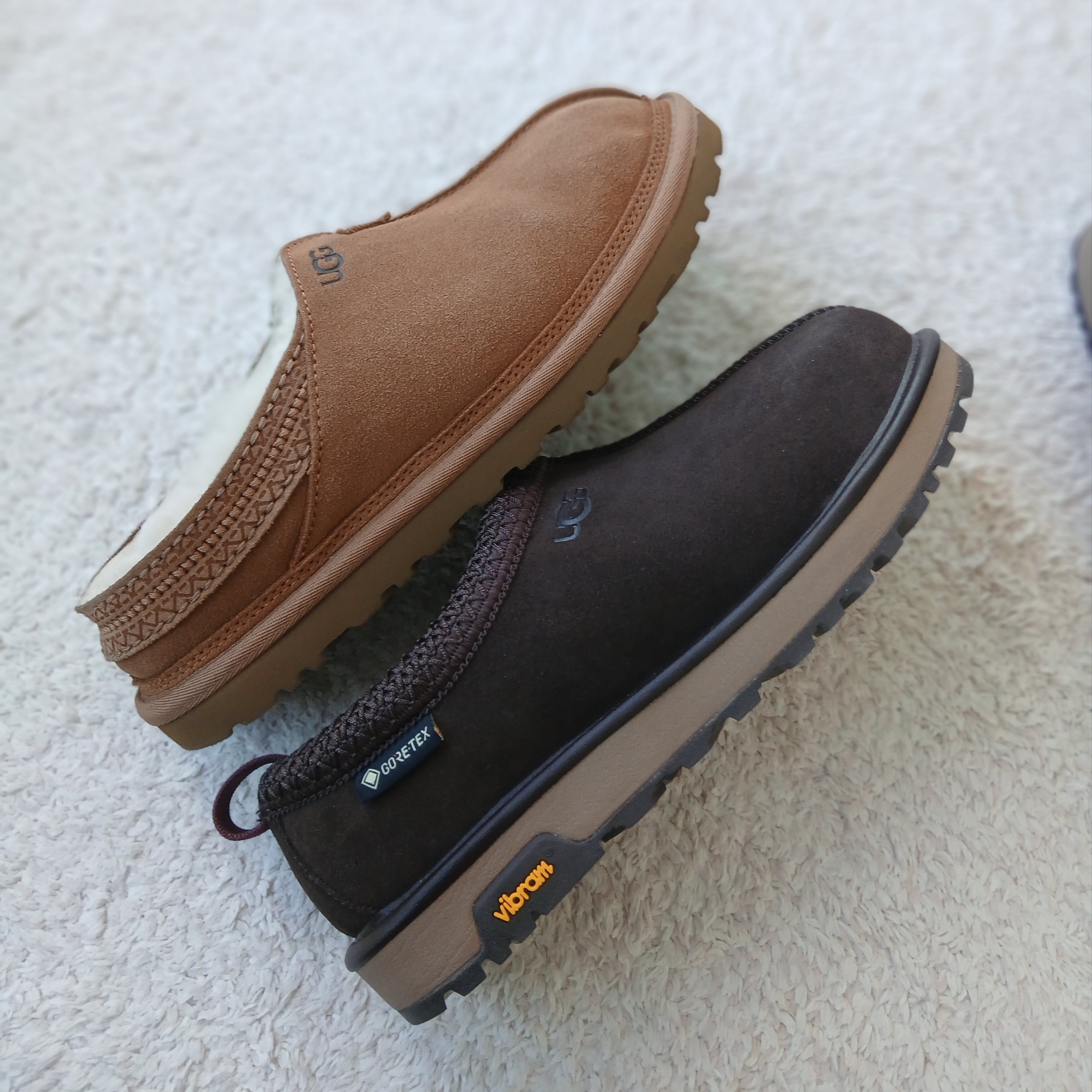 UGG Neuman Chestnut, UGG Tasman II Slipper Dusted Cocoa 착용 스타일 - 8