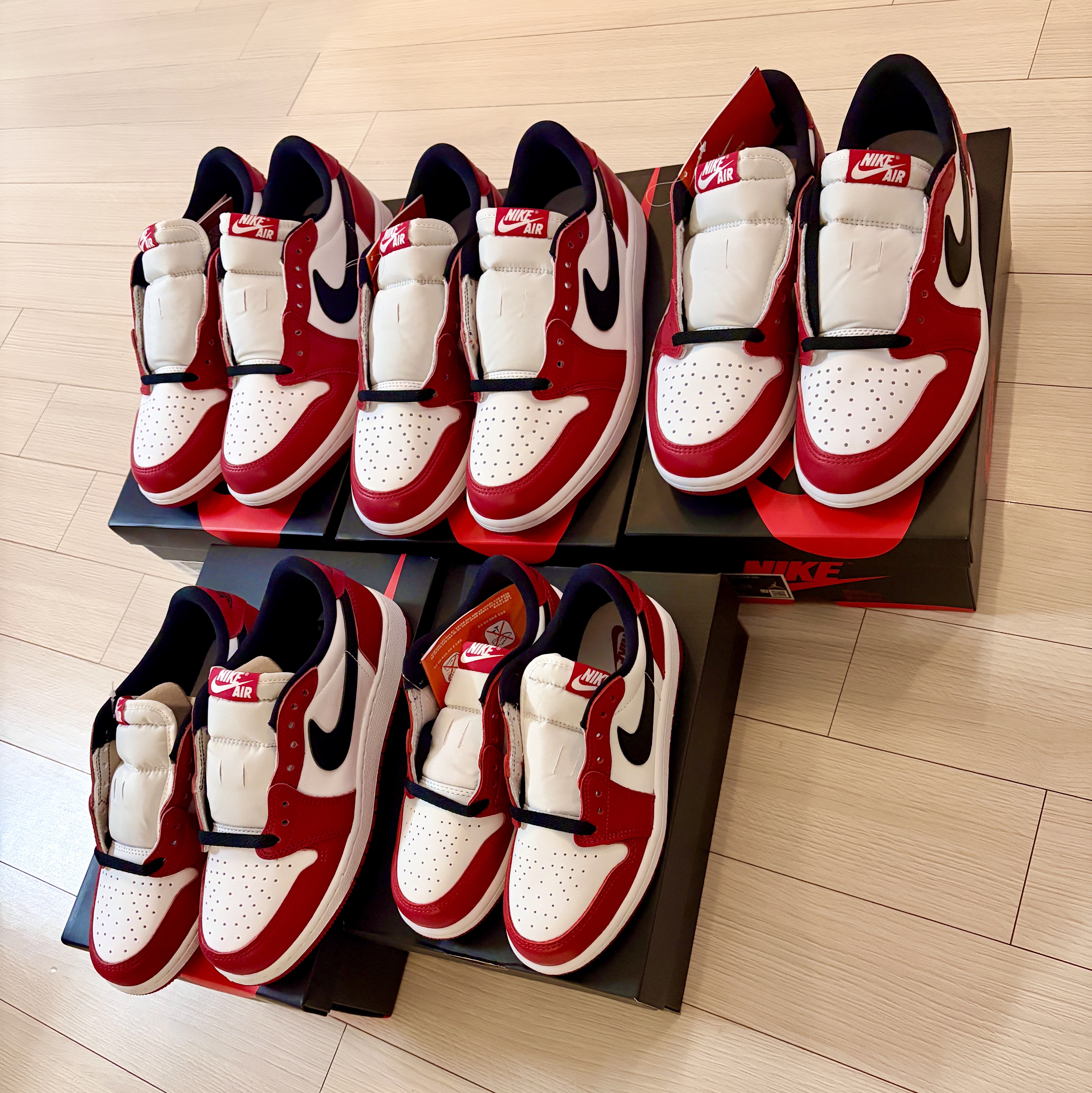 Jordan 1 Retro Low OG Chicago 착용 스타일