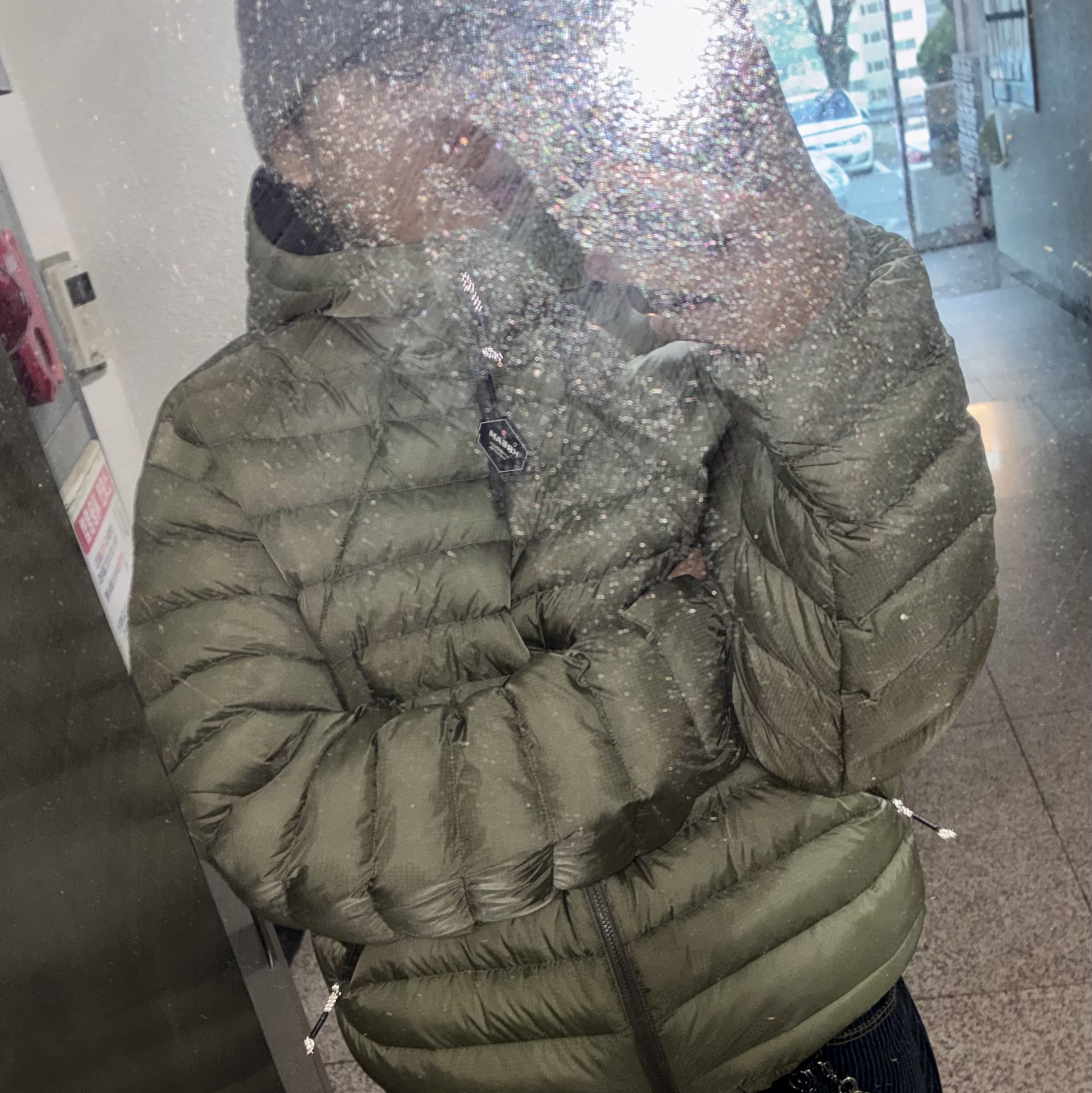 The North Face Ventus On Jacket Light Khaki 착용 스타일