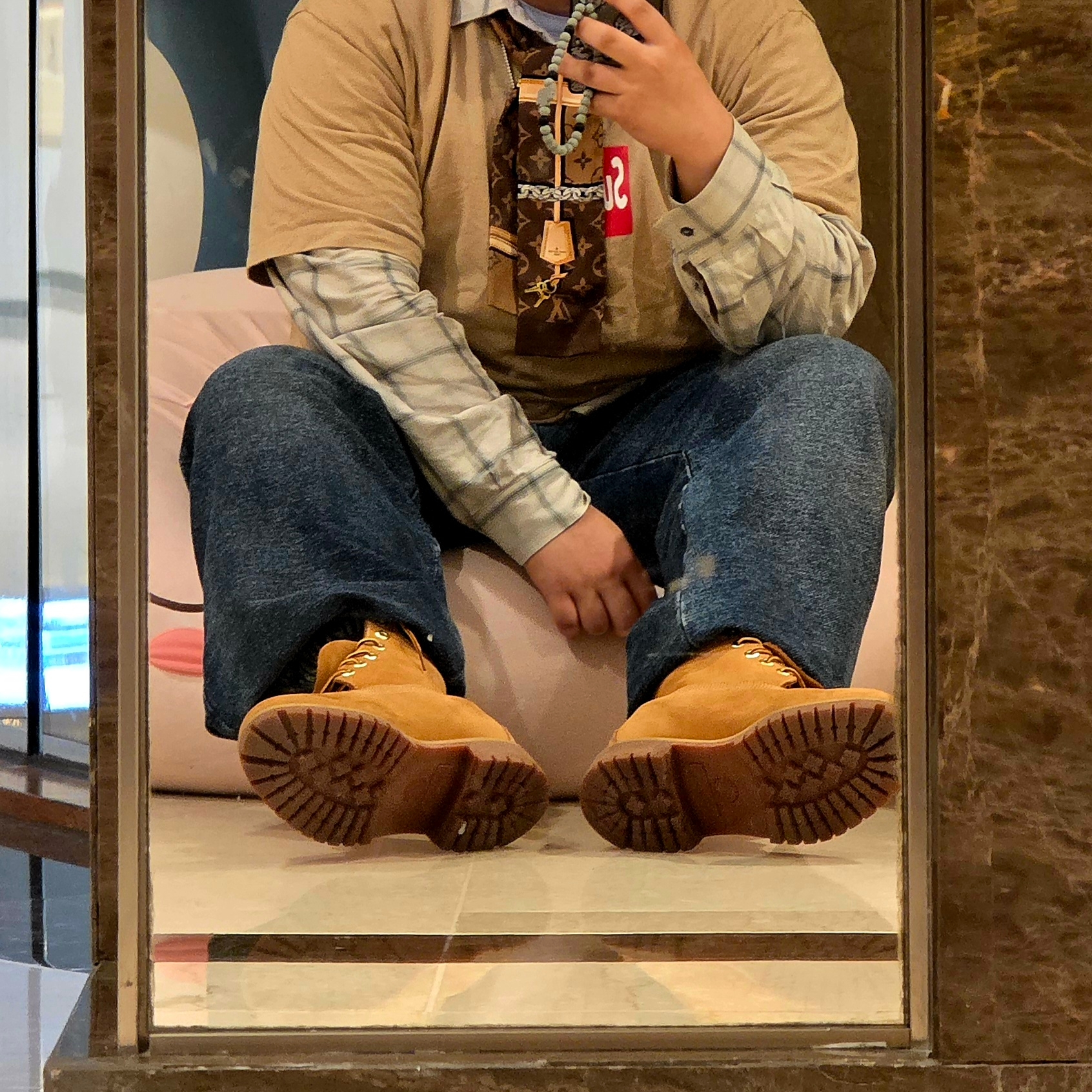 Supreme Stick T-Shirt Khaki - 25FW, Timberland Premium 6 inch Waterproof Boot Wheat Nubuck - Wide 착용 스타일 - 1
