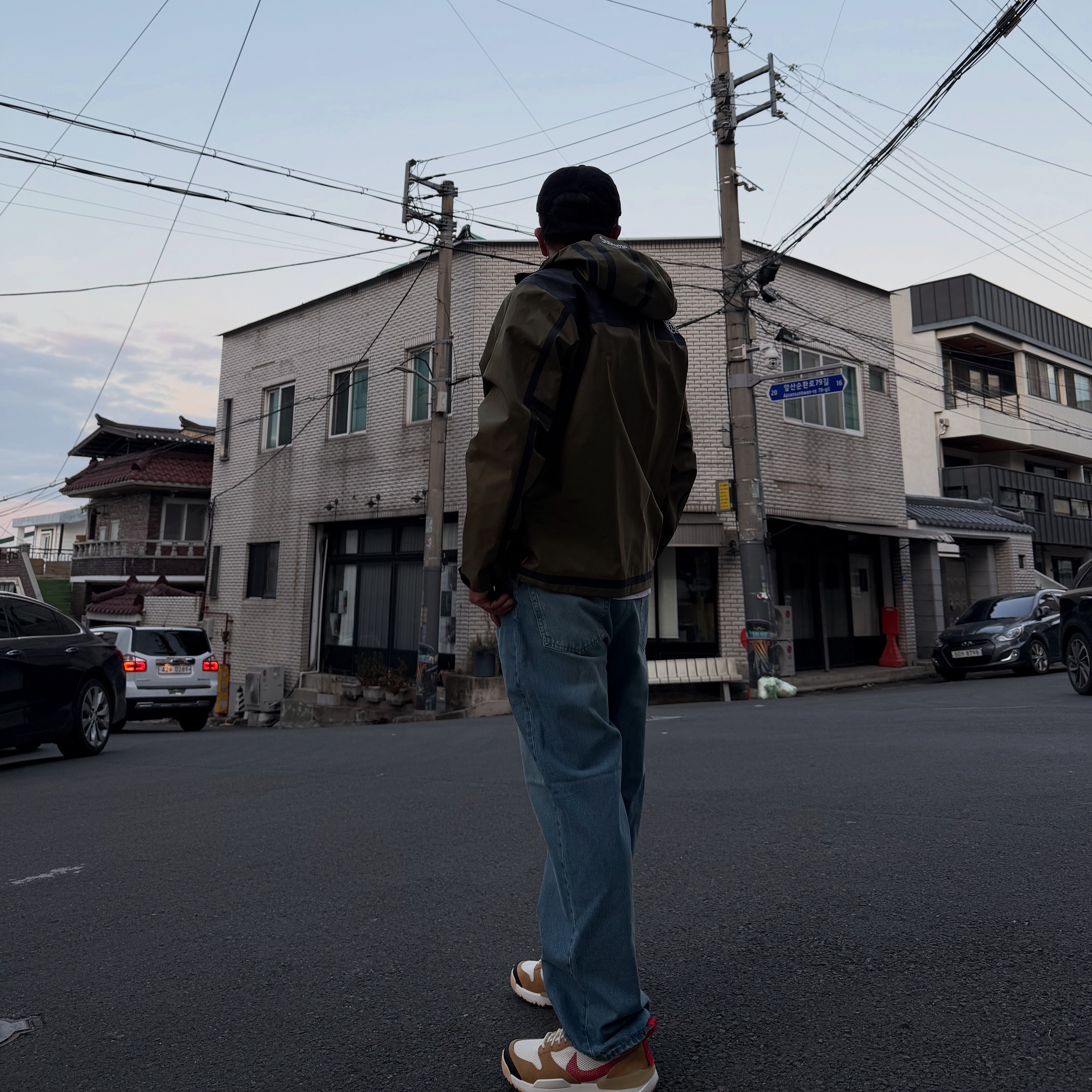 Stussy Denim Classic Jean Washed Blue 착용 스타일 - 1