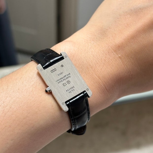NUMBERING #1901 A13 Watch Bracelet Black/Silver 착용 스타일