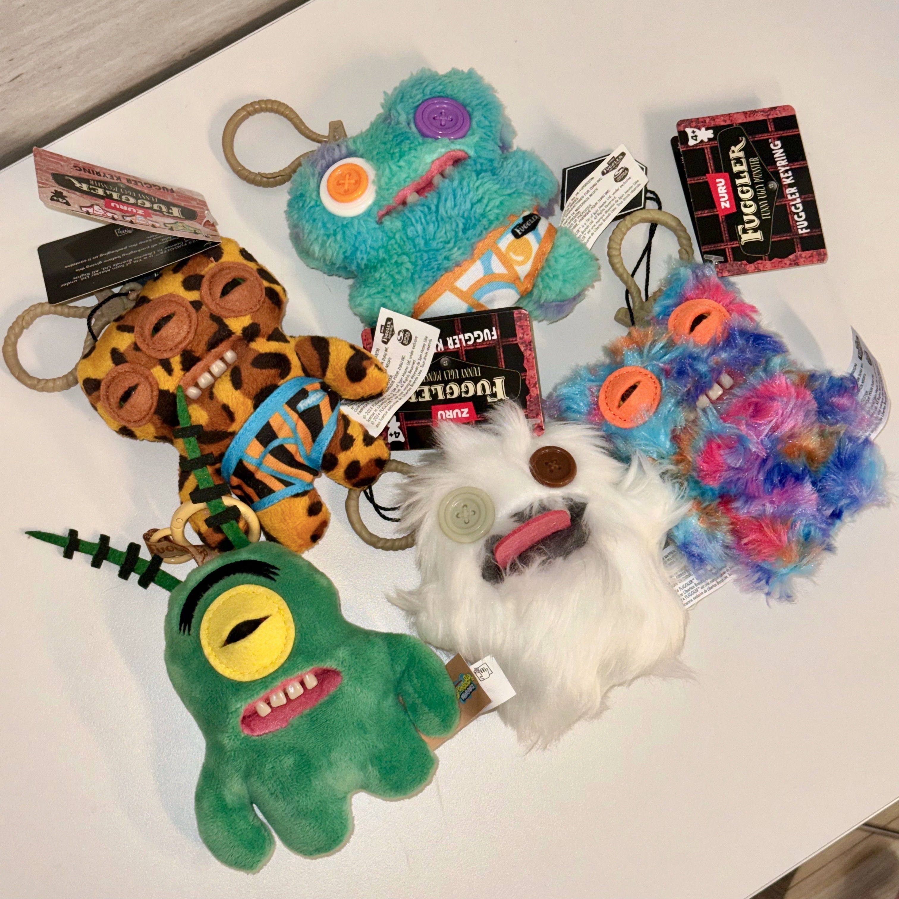 Fuggler Button Keyring Mix, Fuggler Button McGoo Keyring Mix 착용 스타일