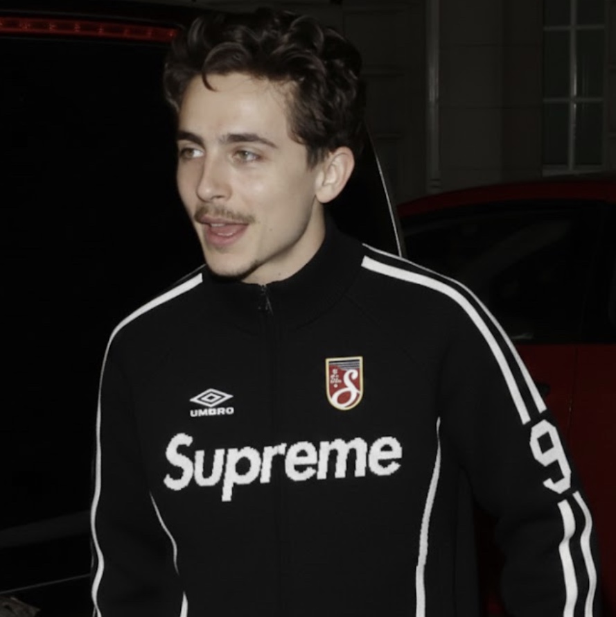 Supreme x Umbro Zip Up Sweater Black - 25SS 착용 스타일